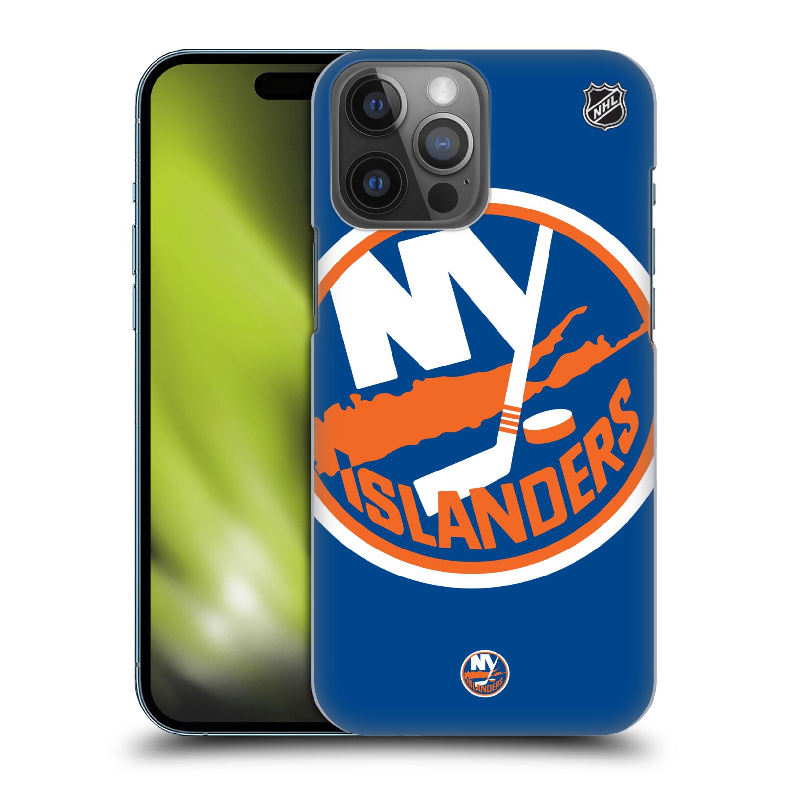 Pouzdro na mobil Apple Iphone 14 PRO MAX - HEAD CASE - Hokej NHL - New York Islanders - Velký znak