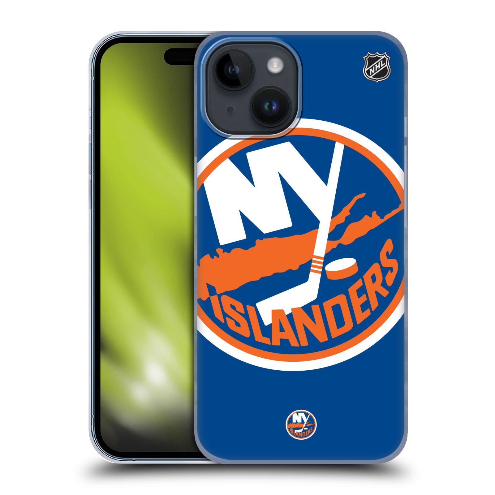 Plastový obal HEAD CASE na mobil Apple Iphone 15  Hokej NHL - New York Islanders - Velký znak