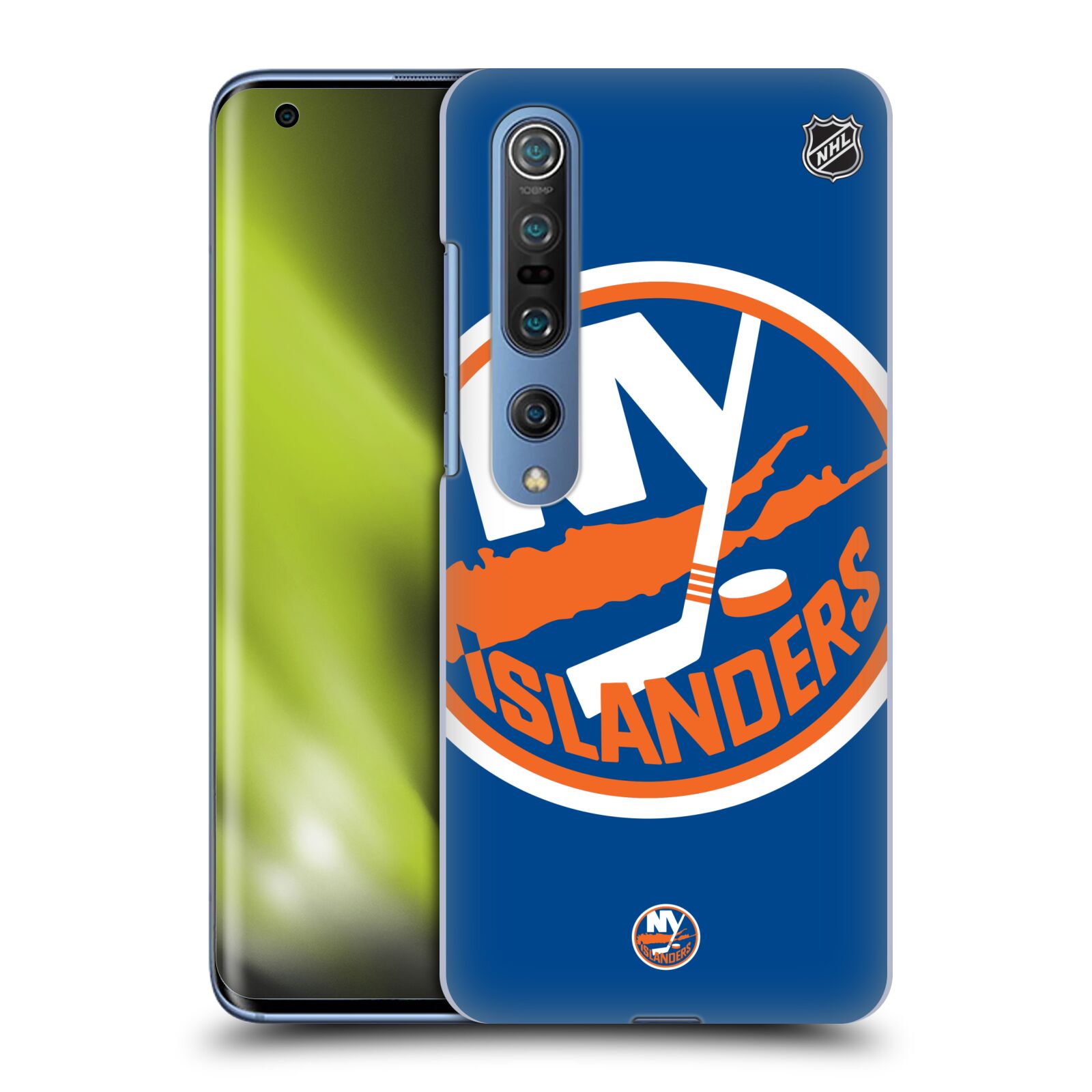 Pouzdro na mobil Xiaomi  Mi 10 5G / Mi 10 5G PRO - HEAD CASE - Hokej NHL - New York Islanders - Velký znak