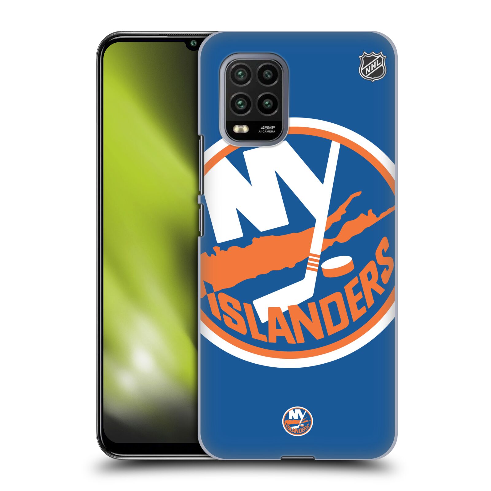 Pouzdro na mobil Xiaomi  Mi 10 LITE / Mi 10 LITE 5G - HEAD CASE - Hokej NHL - New York Islanders - Velký znak