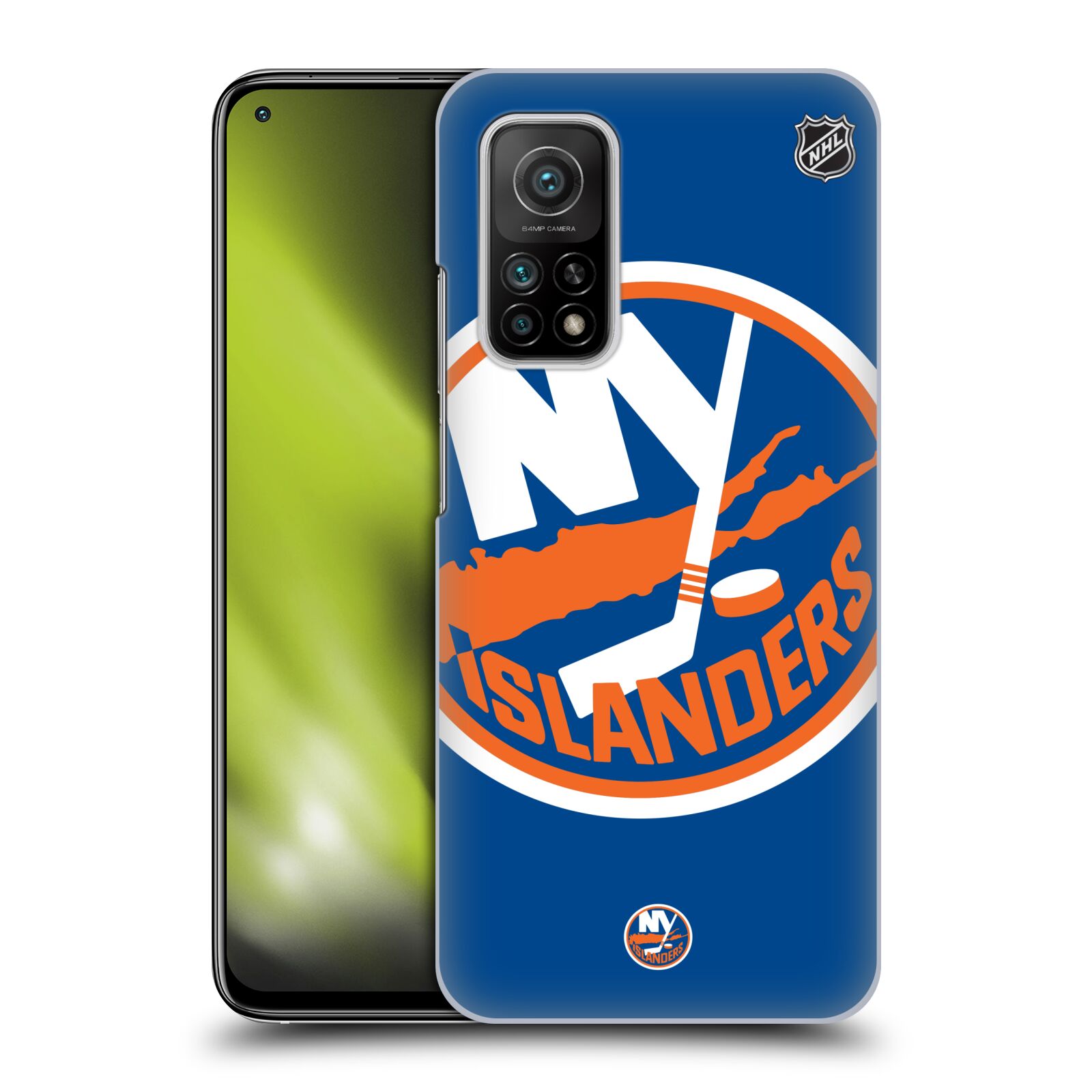 Pouzdro na mobil Xiaomi  Mi 10T / Mi 10T PRO - HEAD CASE - Hokej NHL - New York Islanders - Velký znak