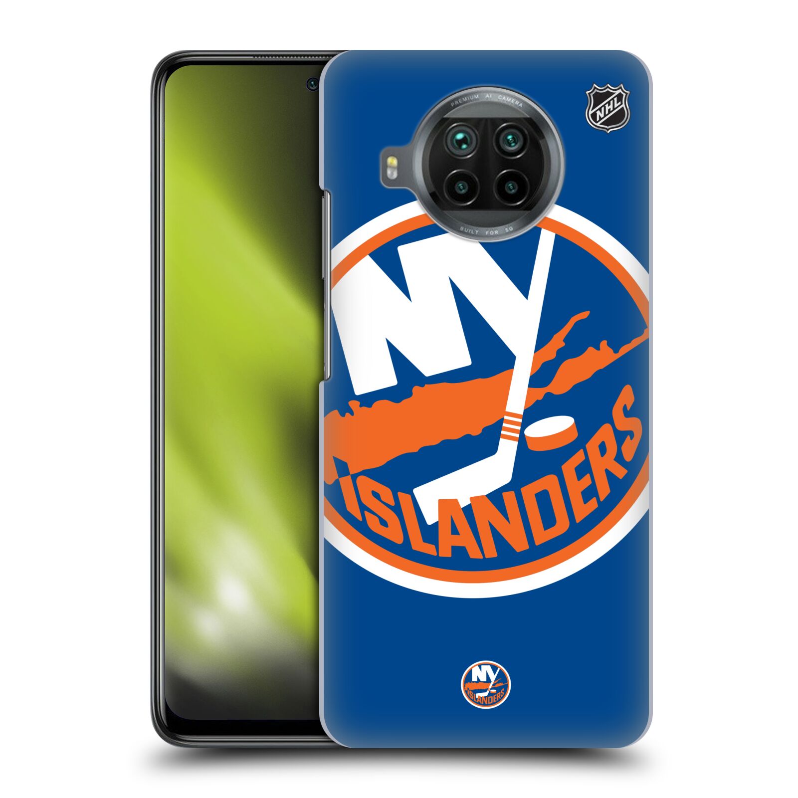Pouzdro na mobil Xiaomi  Mi 10T LITE 5G - HEAD CASE - Hokej NHL - New York Islanders - Velký znak