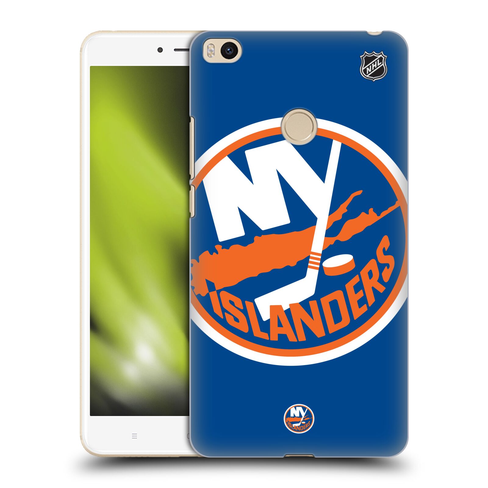 Pouzdro na mobil Xiaomi Mi Max 2 - HEAD CASE - Hokej NHL - New York Islanders - Velký znak