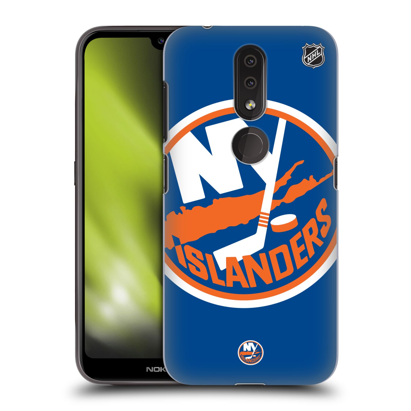 Pouzdro na mobil Nokia 4.2 - HEAD CASE - Hokej NHL - New York Islanders - Velký znak
