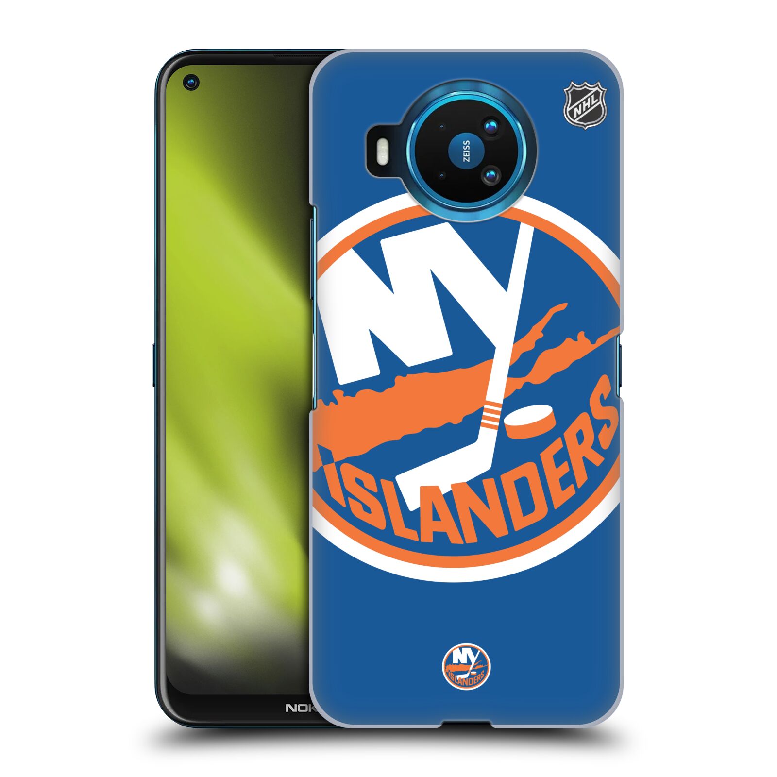 Pouzdro na mobil NOKIA 8.3 - HEAD CASE - Hokej NHL - New York Islanders - Velký znak