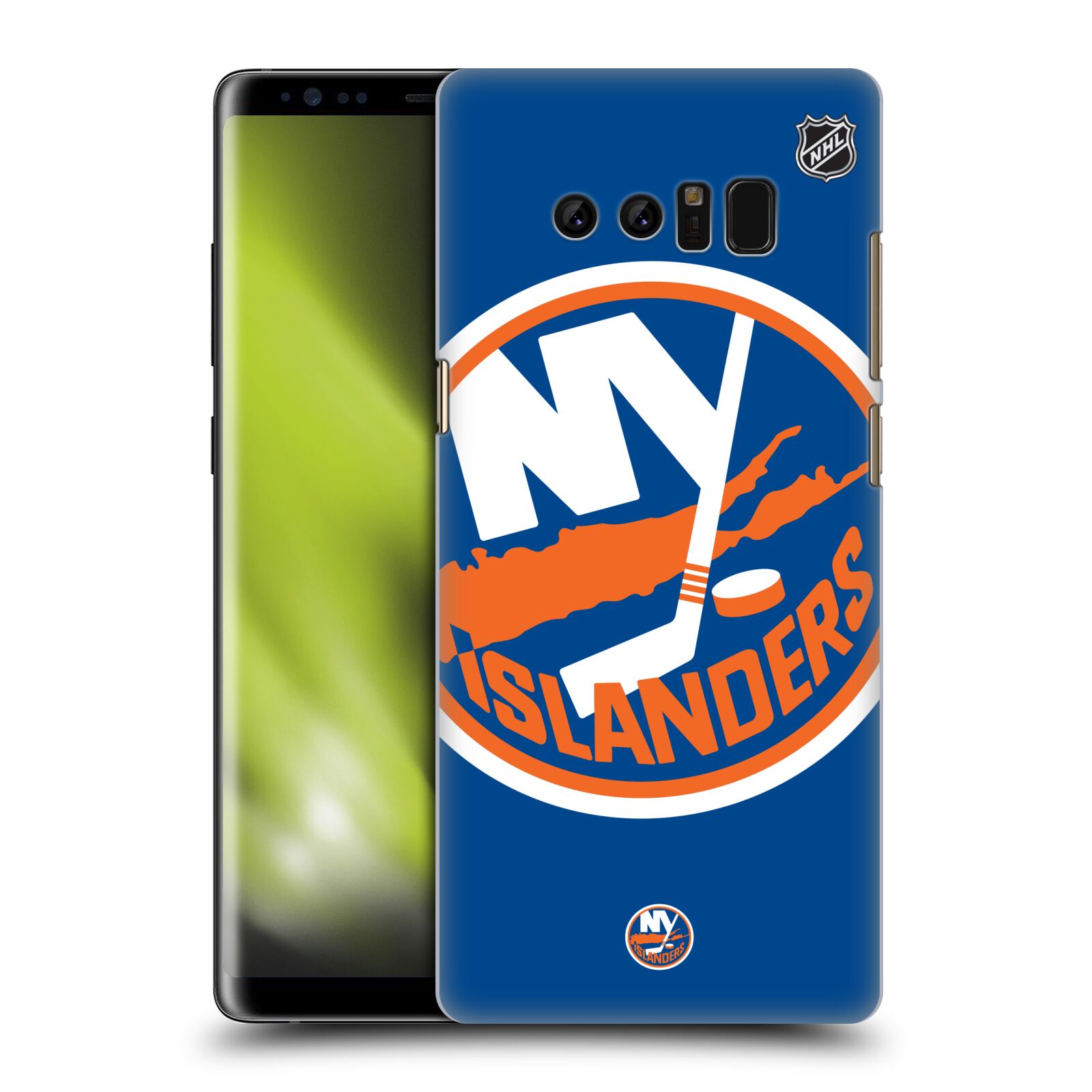 Pouzdro na mobil Samsung Galaxy Note 8 - HEAD CASE - Hokej NHL - New York Islanders - Velký znak