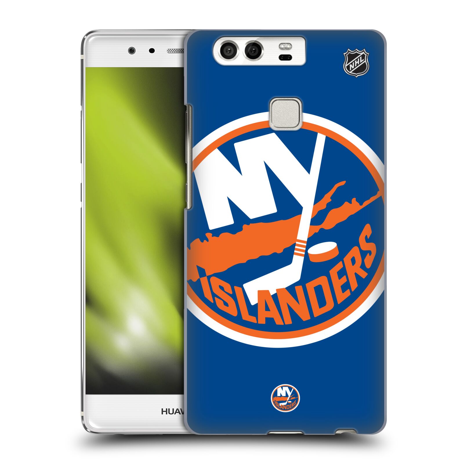 Pouzdro na mobil Huawei P9 / P9 DUAL SIM - HEAD CASE - Hokej NHL - New York Islanders - Velký znak