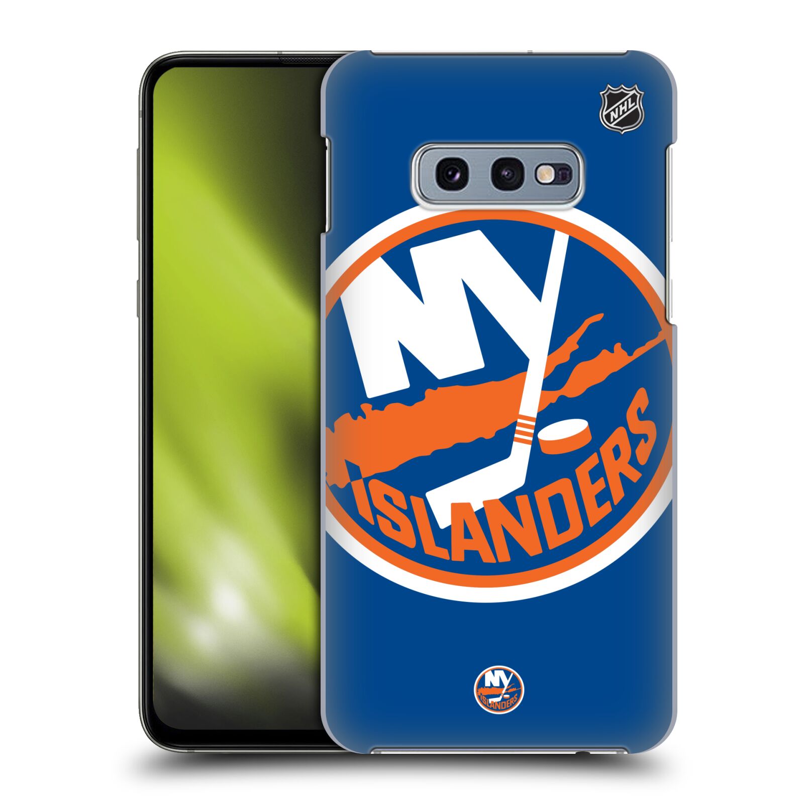Pouzdro na mobil Samsung Galaxy S10e - HEAD CASE - Hokej NHL - New York Islanders - Velký znak