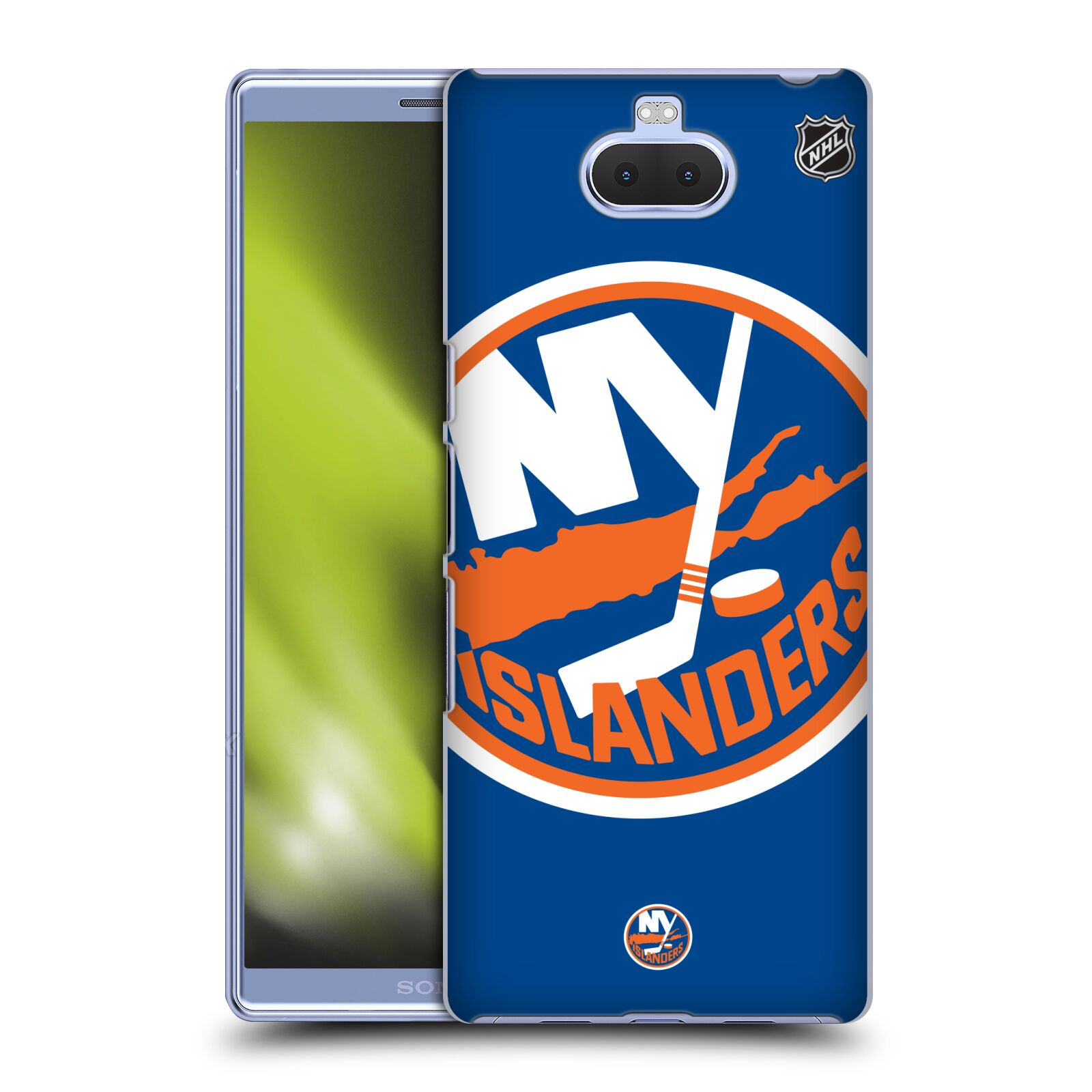 Pouzdro na mobil Sony Xperia 10 - HEAD CASE - Hokej NHL - New York Islanders - Velký znak