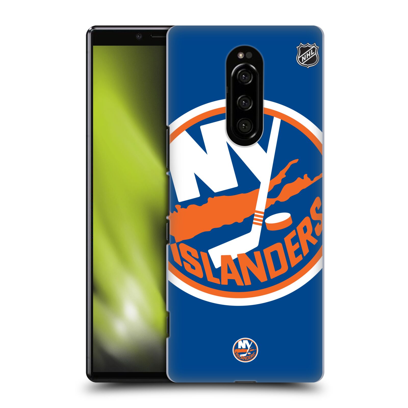 Pouzdro na mobil Sony Xperia 1 - HEAD CASE - Hokej NHL - New York Islanders - Velký znak