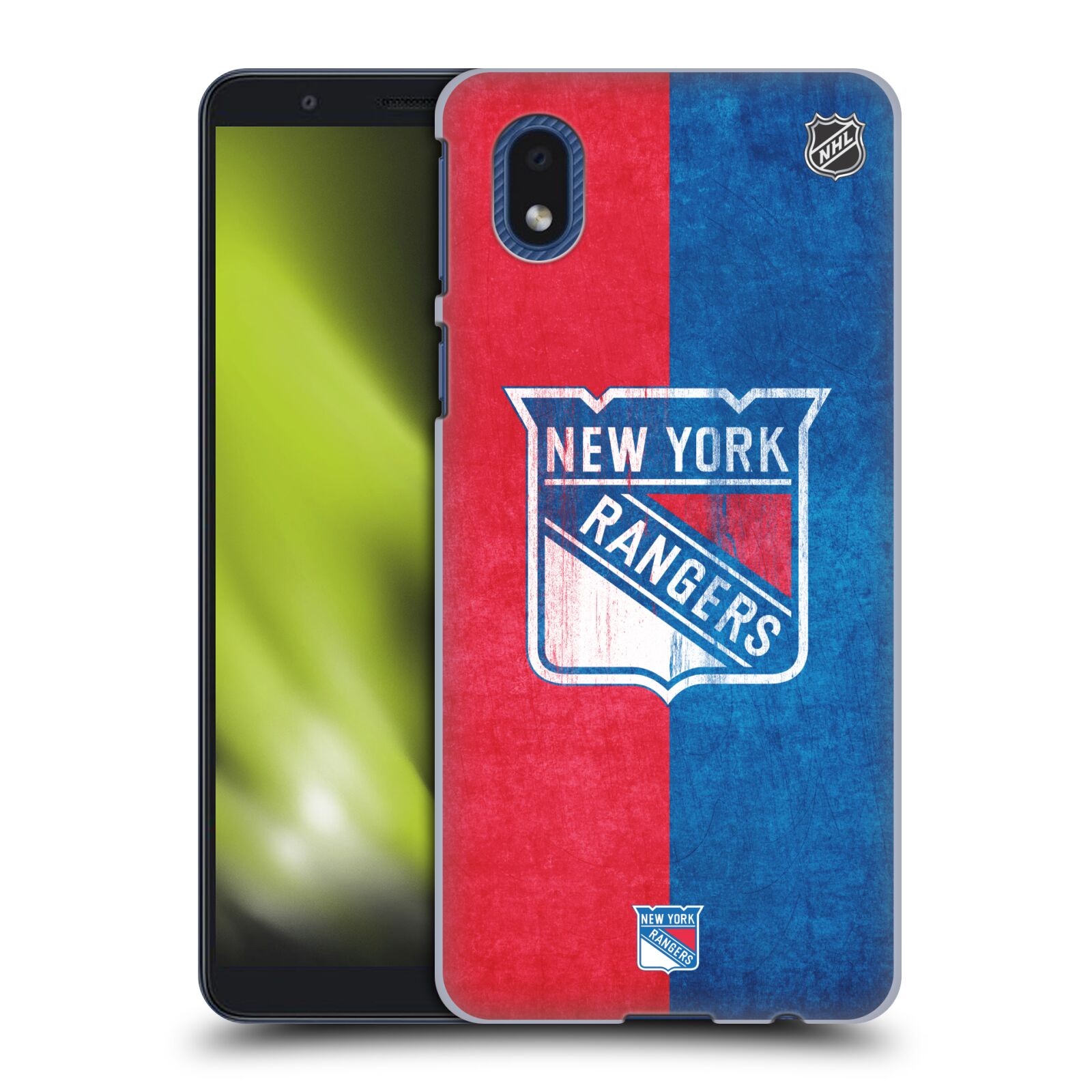 Pouzdro na mobil Samsung Galaxy A01 CORE - HEAD CASE - Hokej NHL - New York Rangers - Znak oldschool