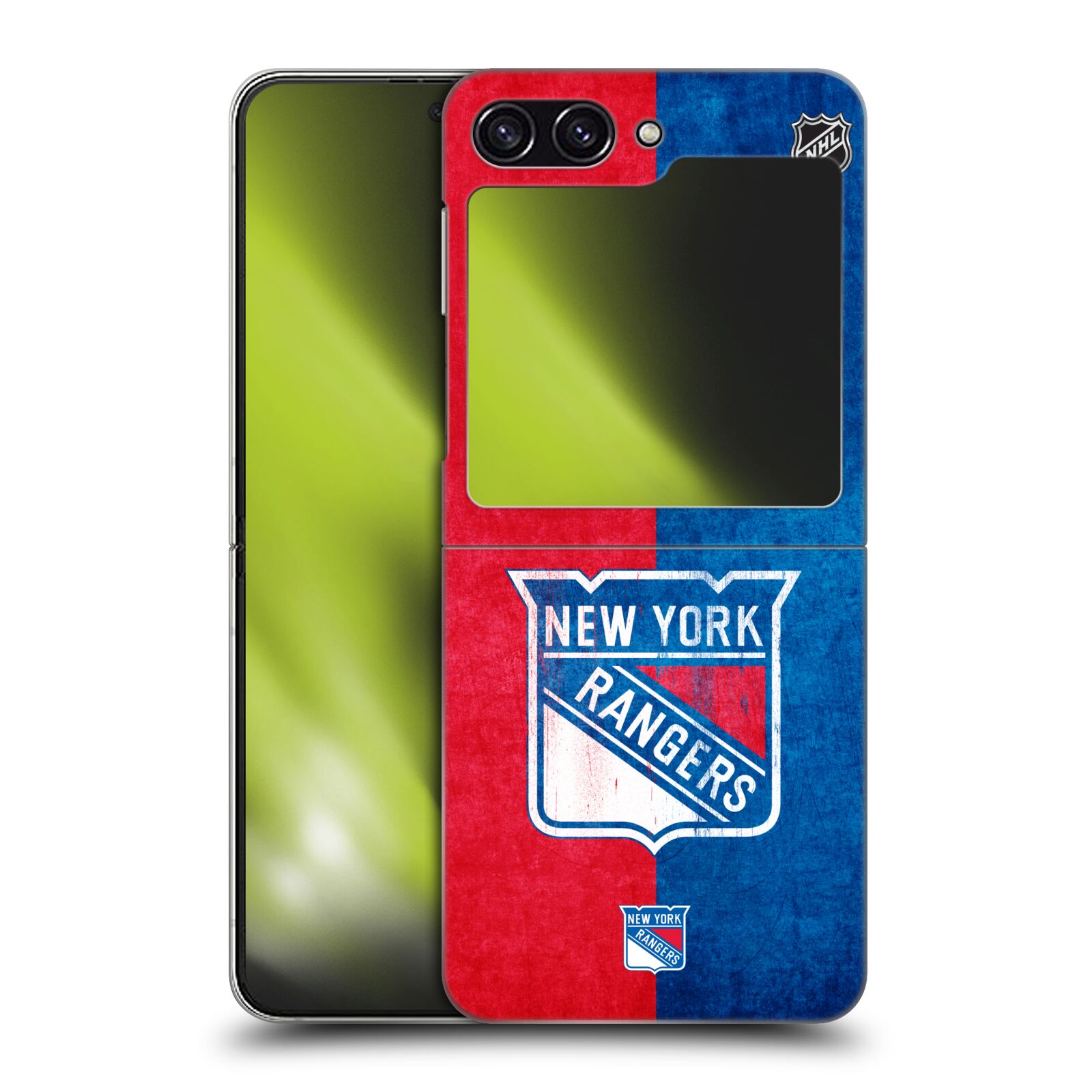 Plastový obal HEAD CASE na mobil Samsung Galaxy Z Flip 5  Hokej NHL - New York Rangers - Znak oldschool