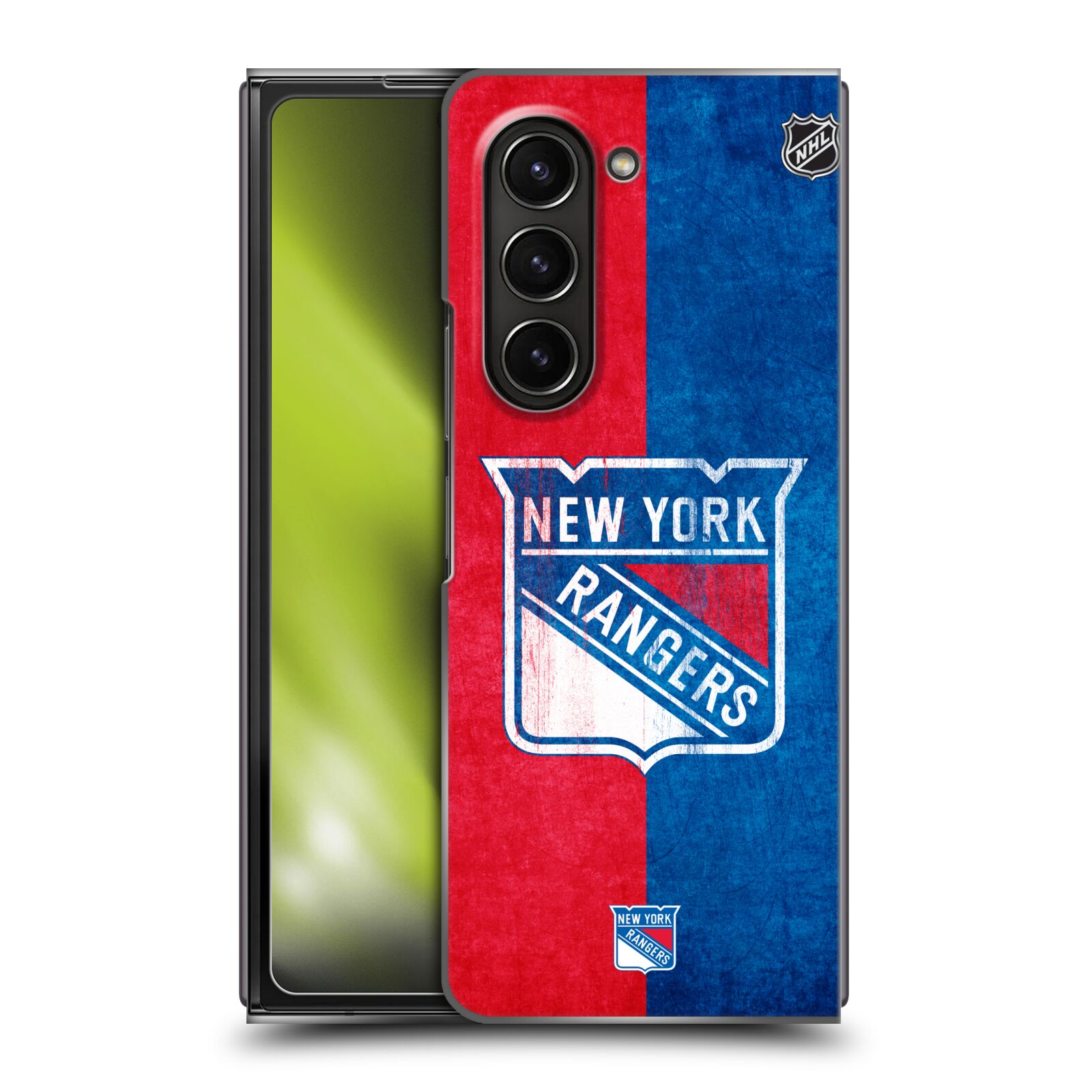 Plastový obal HEAD CASE na mobil Samsung Galaxy Z Fold 5  Hokej NHL - New York Rangers - Znak oldschool