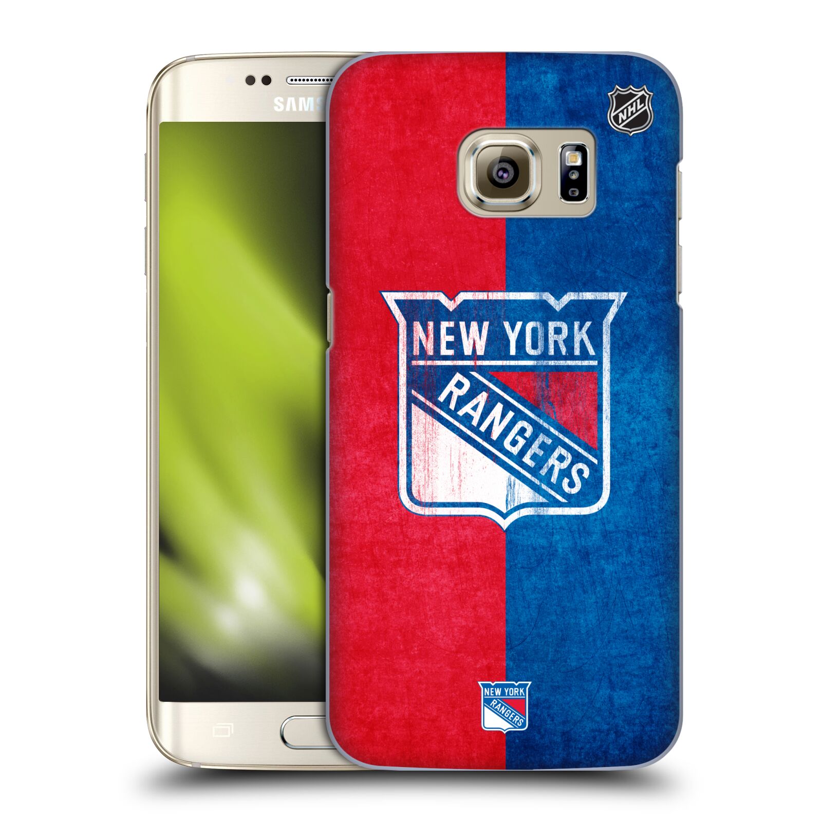 Pouzdro na mobil Samsung Galaxy S7 EDGE - HEAD CASE - Hokej NHL - New York Rangers - Znak oldschool