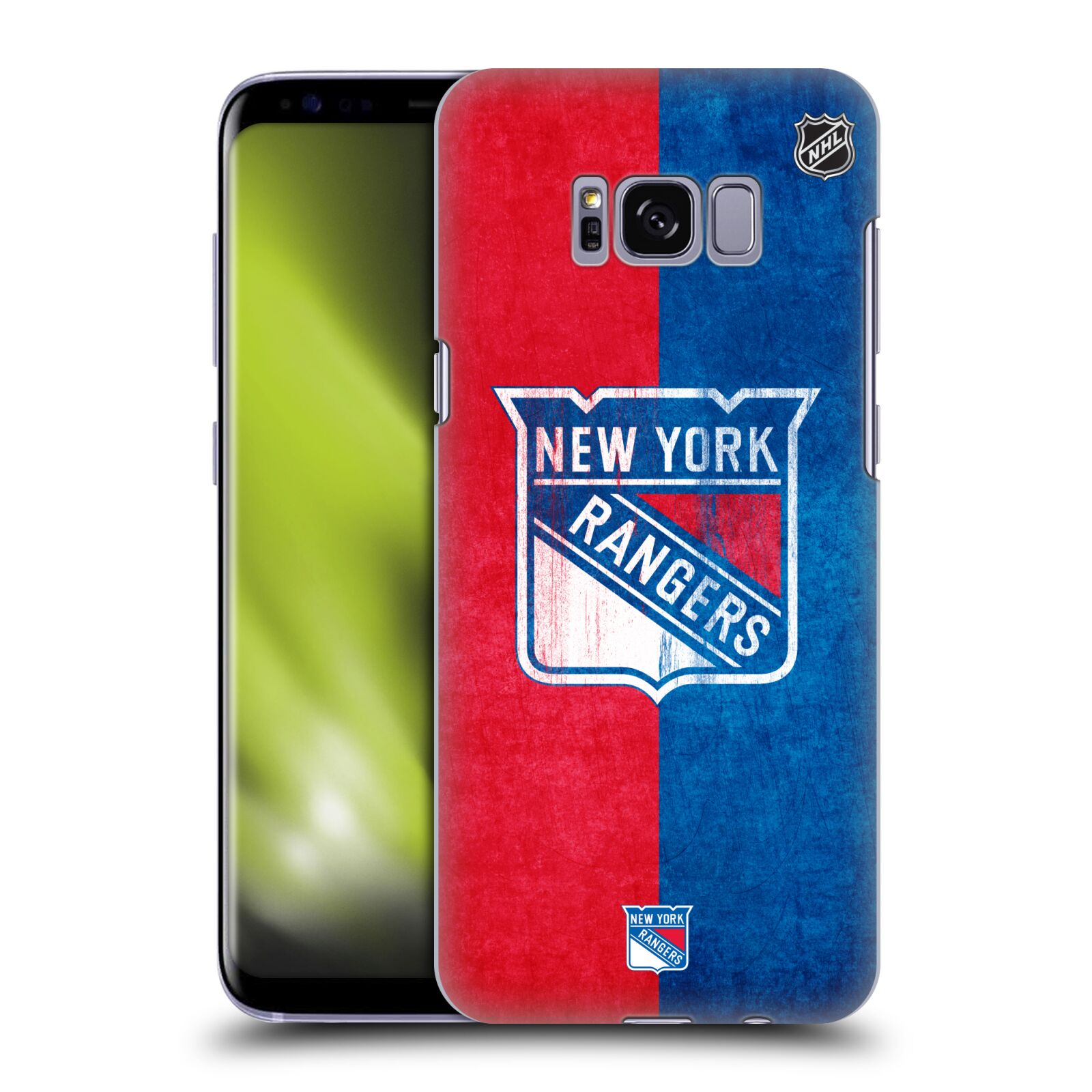 Pouzdro na mobil Samsung Galaxy S8 - HEAD CASE - Hokej NHL - New York Rangers - Znak oldschool