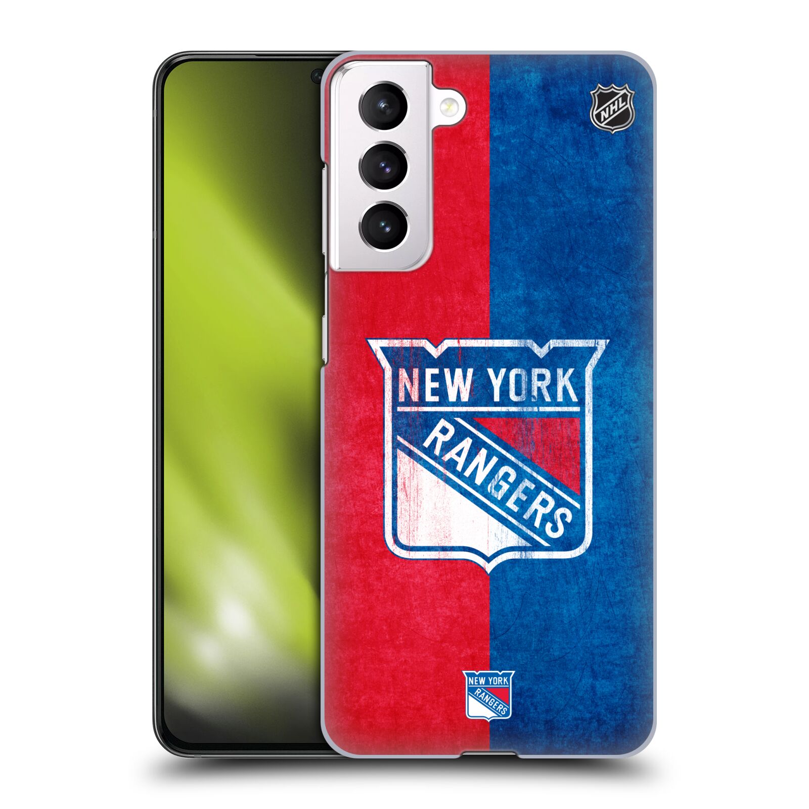Pouzdro na mobil Samsung Galaxy S21 5G - HEAD CASE - Hokej NHL - New York Rangers - Znak oldschool
