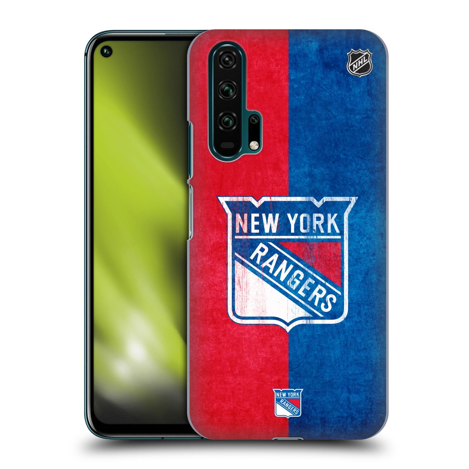 Pouzdro na mobil HONOR 20 PRO - HEAD CASE - Hokej NHL - New York Rangers - Znak oldschool