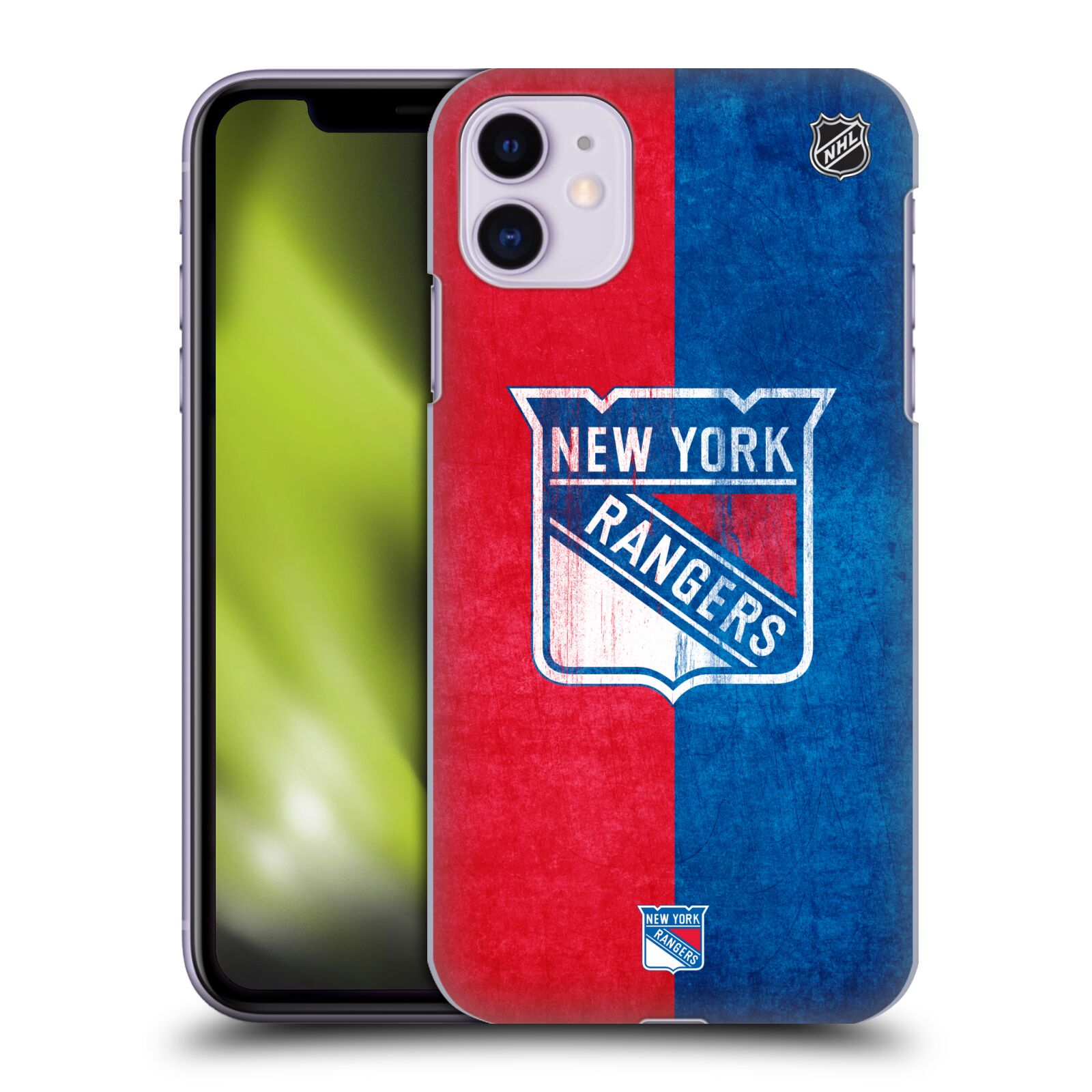 Pouzdro na mobil Apple Iphone 11 - HEAD CASE - Hokej NHL - New York Rangers - Znak oldschool