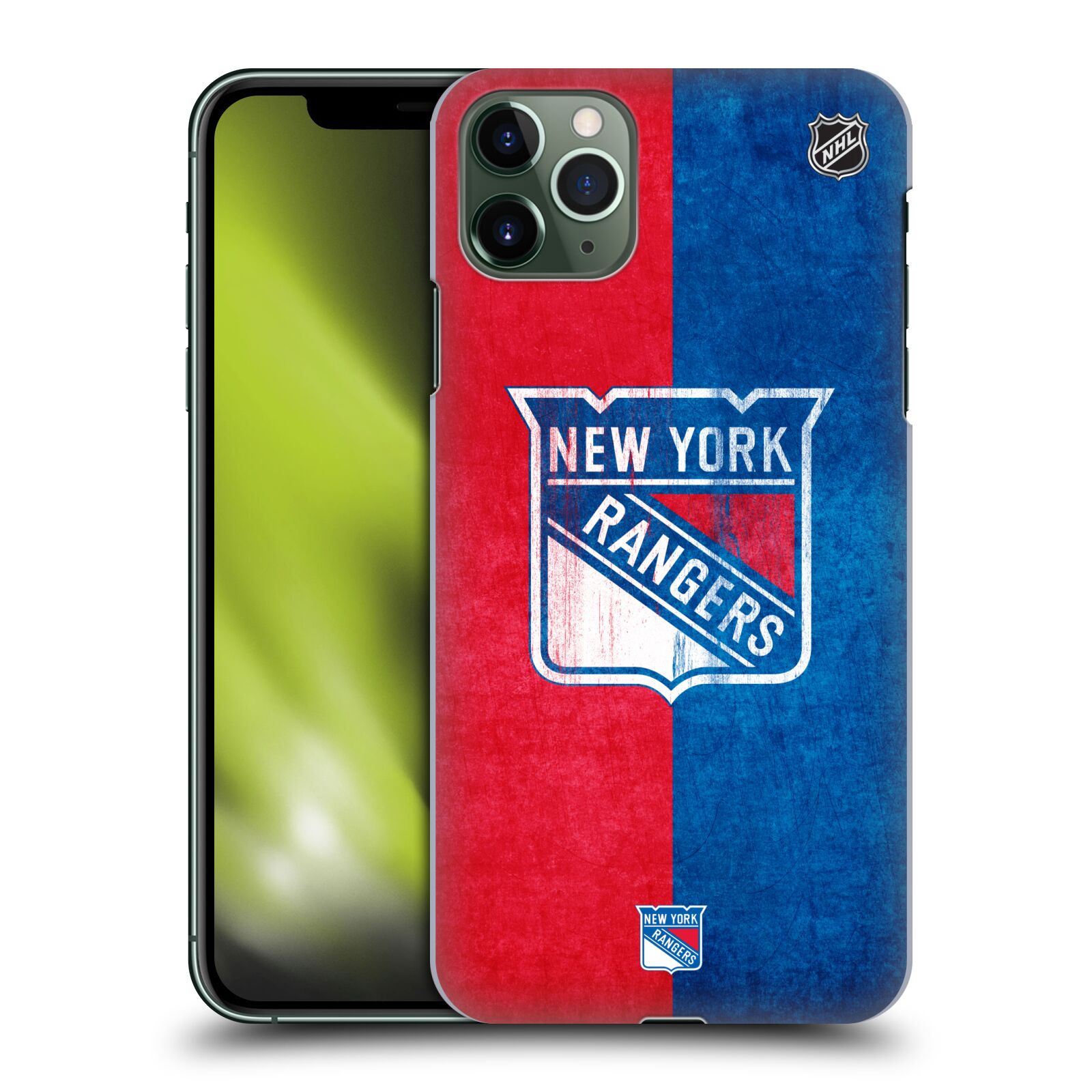 Pouzdro na mobil Apple Iphone 11 PRO MAX - HEAD CASE - Hokej NHL - New York Rangers - Znak oldschool