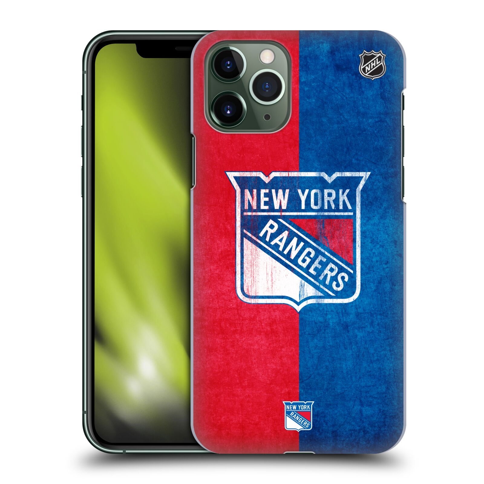 Pouzdro na mobil Apple Iphone 11 PRO - HEAD CASE - Hokej NHL - New York Rangers - Znak oldschool