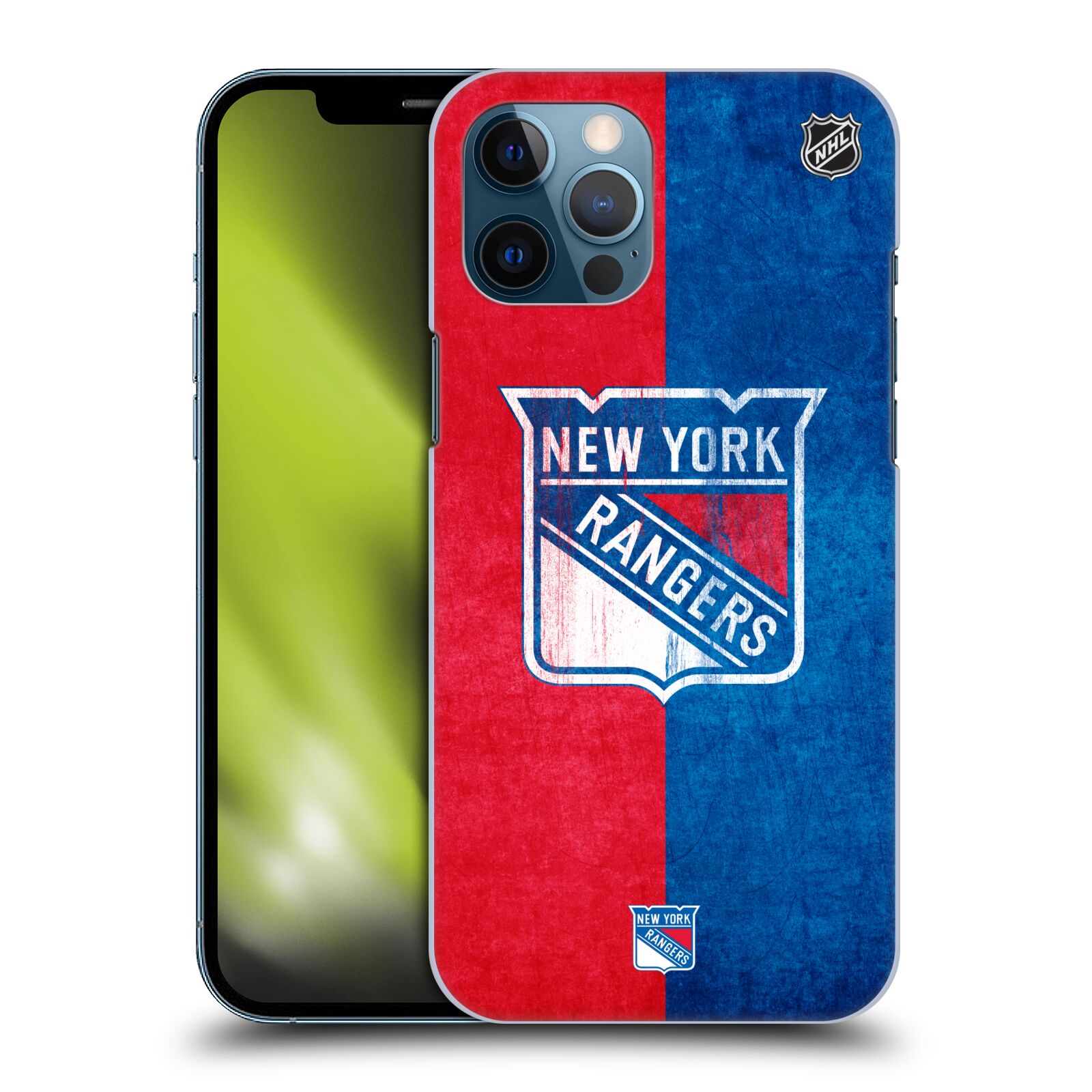Pouzdro na mobil Apple Iphone 12 PRO MAX - HEAD CASE - Hokej NHL - New York Rangers - Znak oldschool