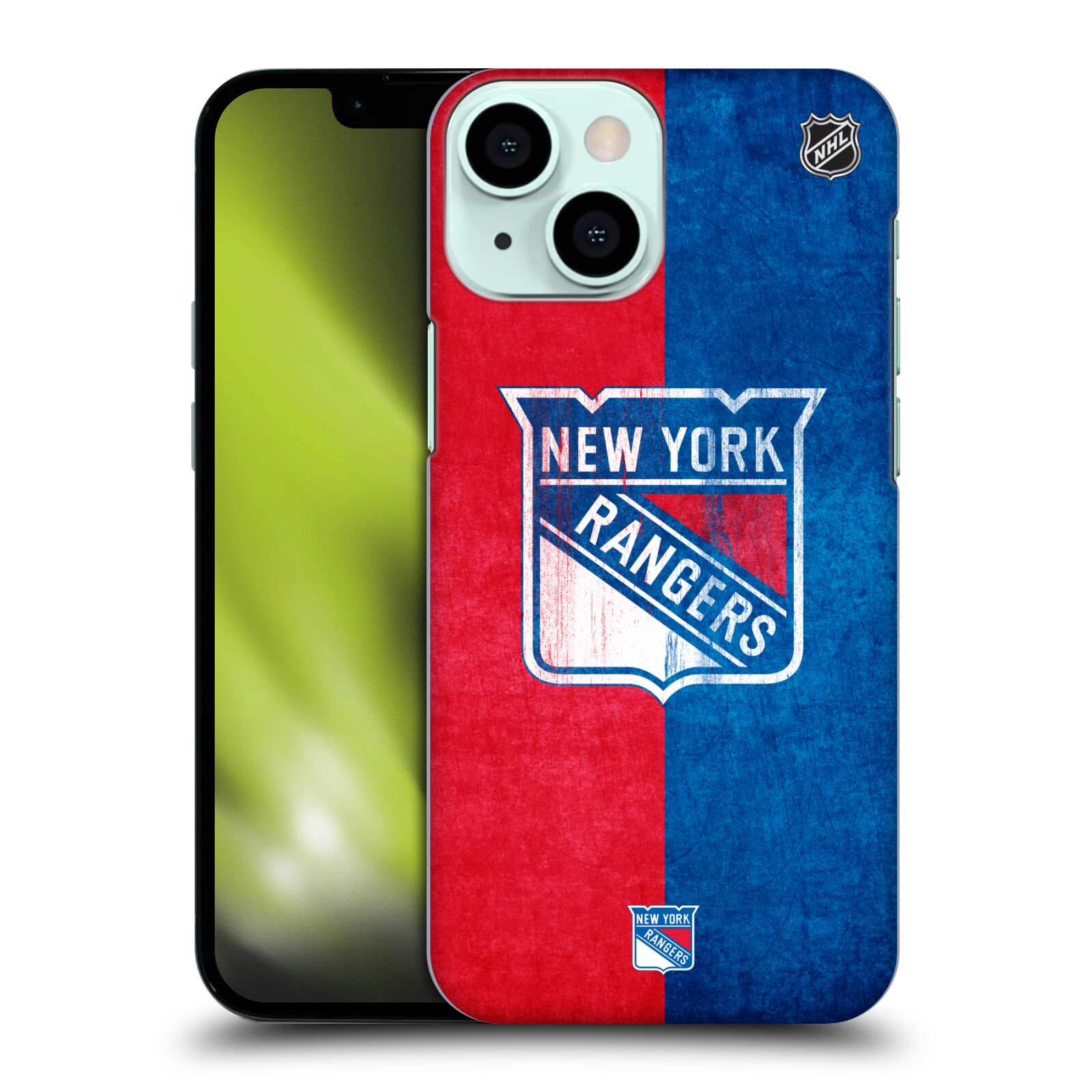 Pouzdro na mobil Apple Iphone 13 MINI - HEAD CASE - Hokej NHL - New York Rangers - Znak oldschool