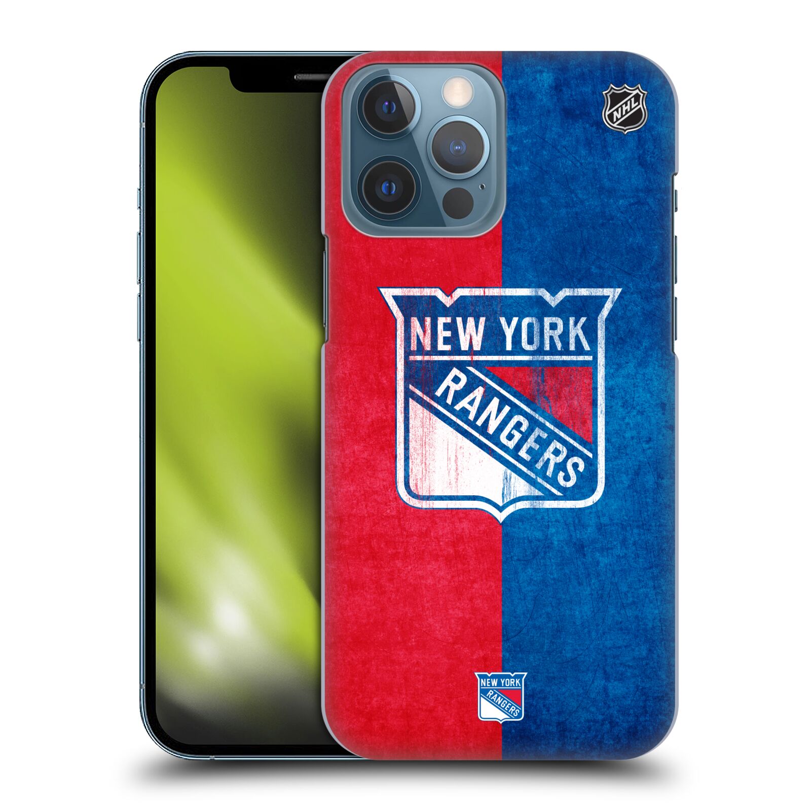 Pouzdro na mobil Apple Iphone 13 PRO MAX - HEAD CASE - Hokej NHL - New York Rangers - Znak oldschool