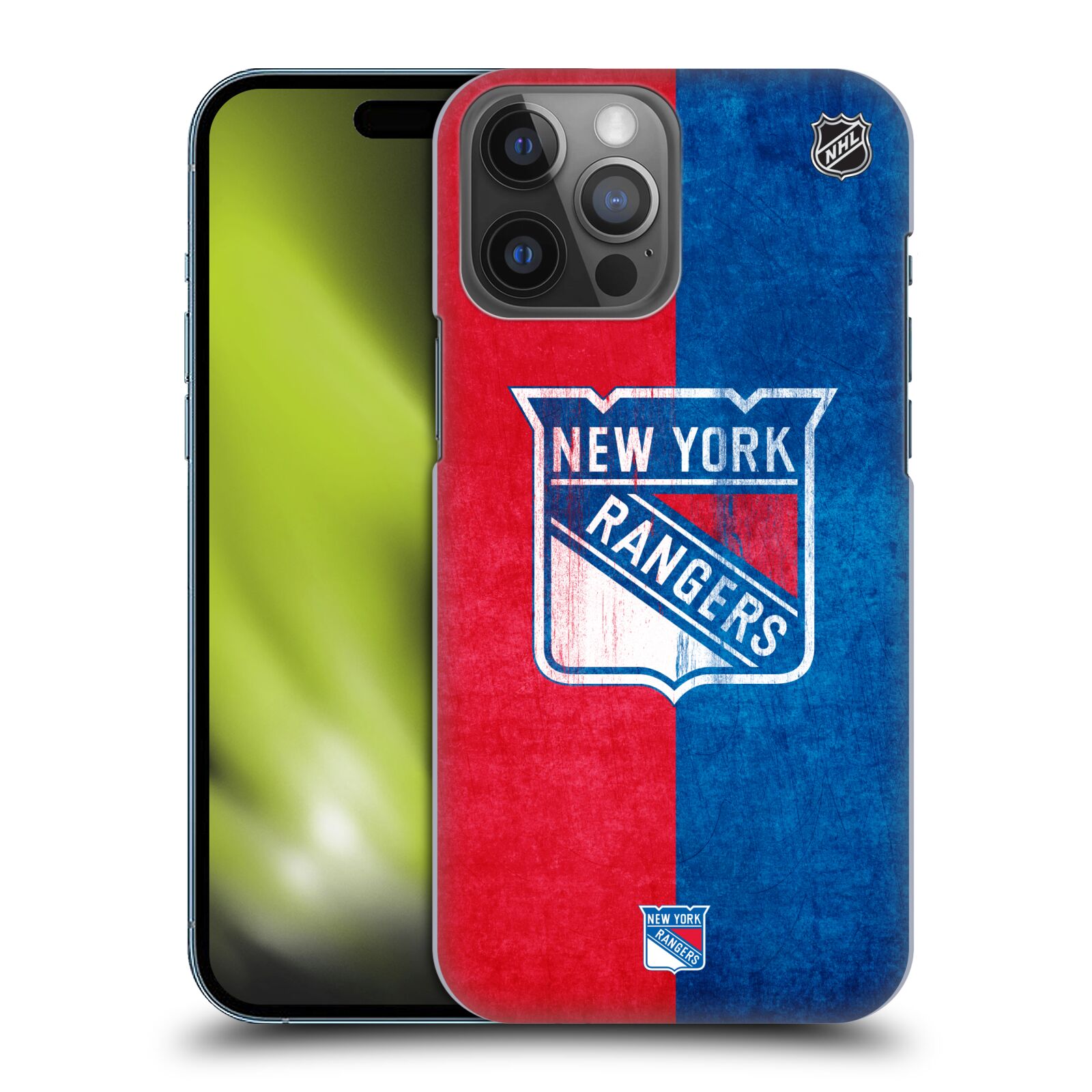 Pouzdro na mobil Apple Iphone 14 PRO MAX - HEAD CASE - Hokej NHL - New York Rangers - Znak oldschool