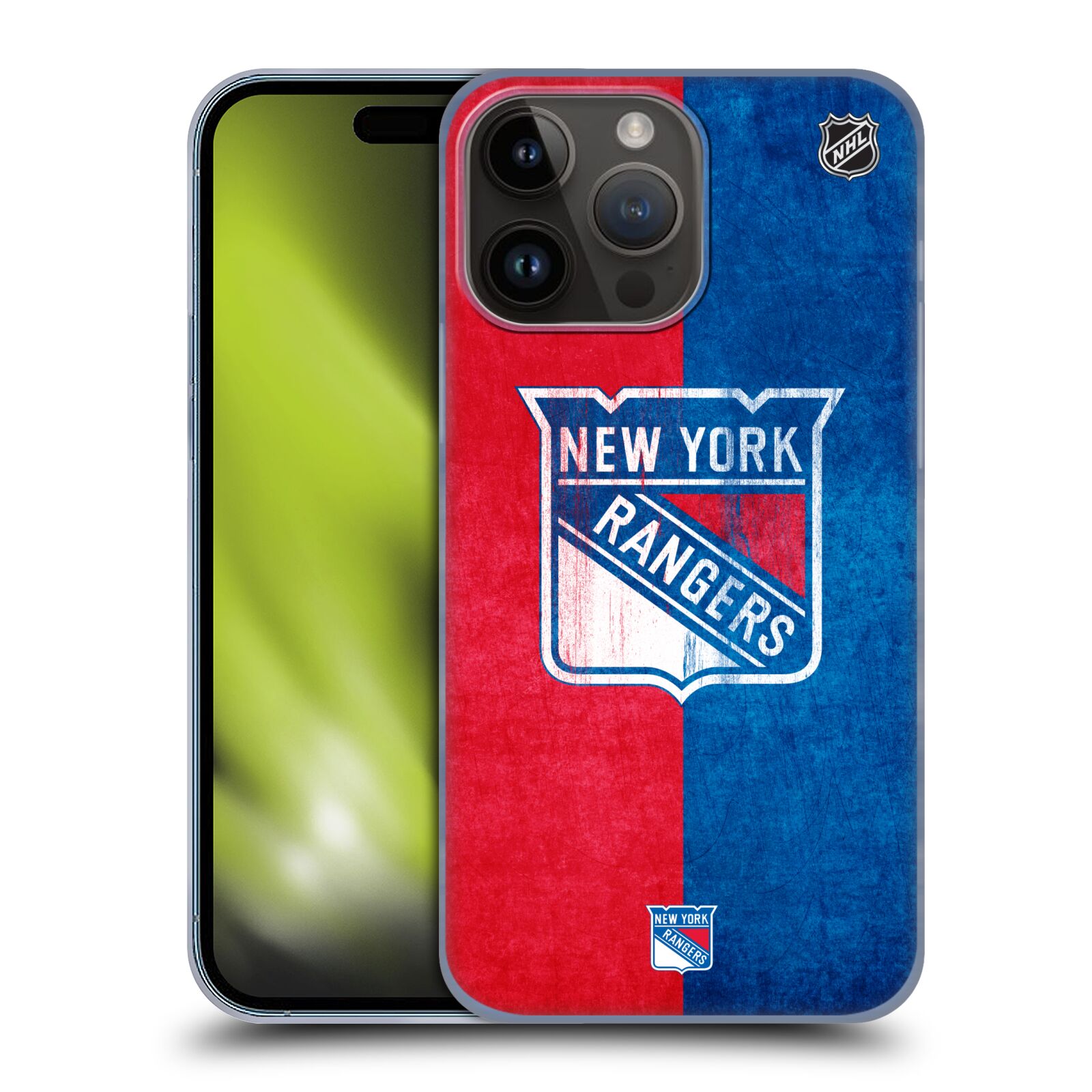 Plastový obal HEAD CASE na mobil Apple Iphone 15 PRO MAX  Hokej NHL - New York Rangers - Znak oldschool