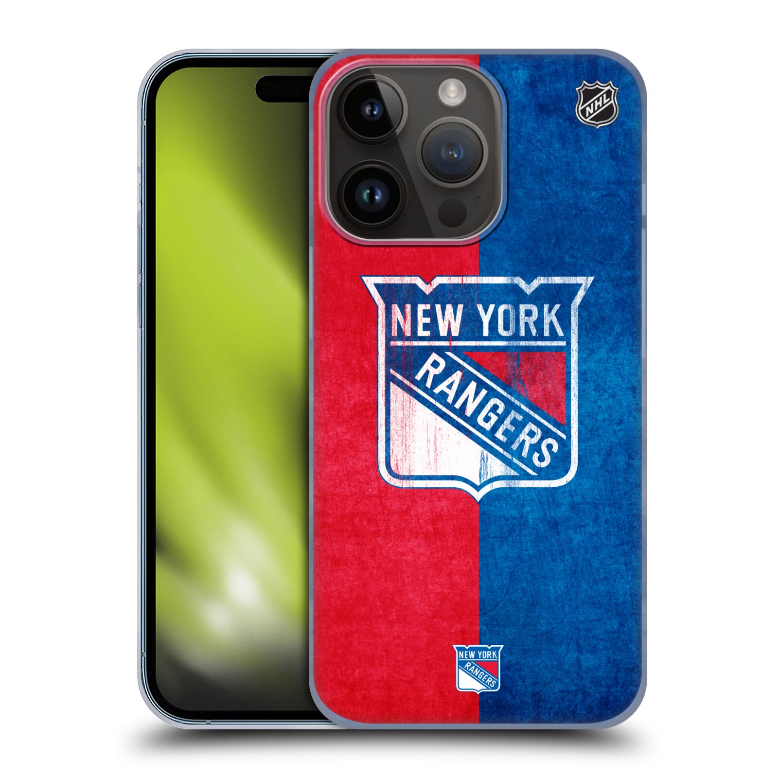 Plastový obal HEAD CASE na mobil Apple Iphone 15 Pro  Hokej NHL - New York Rangers - Znak oldschool