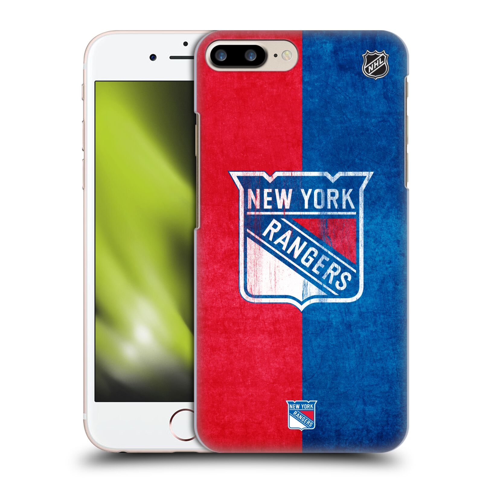 Pouzdro na mobil Apple Iphone 7/8 PLUS - HEAD CASE - Hokej NHL - New York Rangers - Znak oldschool
