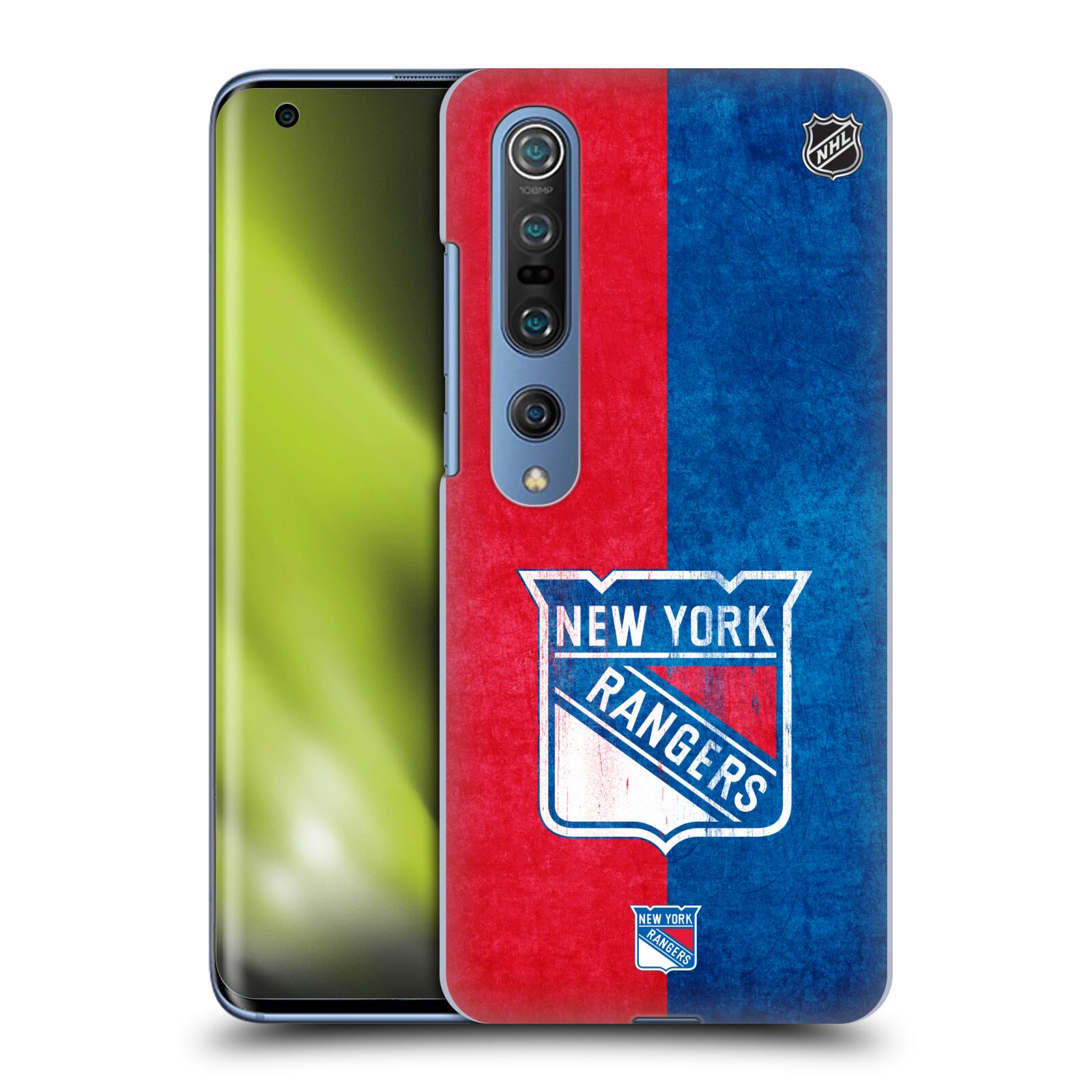 Pouzdro na mobil Xiaomi  Mi 10 5G / Mi 10 5G PRO - HEAD CASE - Hokej NHL - New York Rangers - Znak oldschool