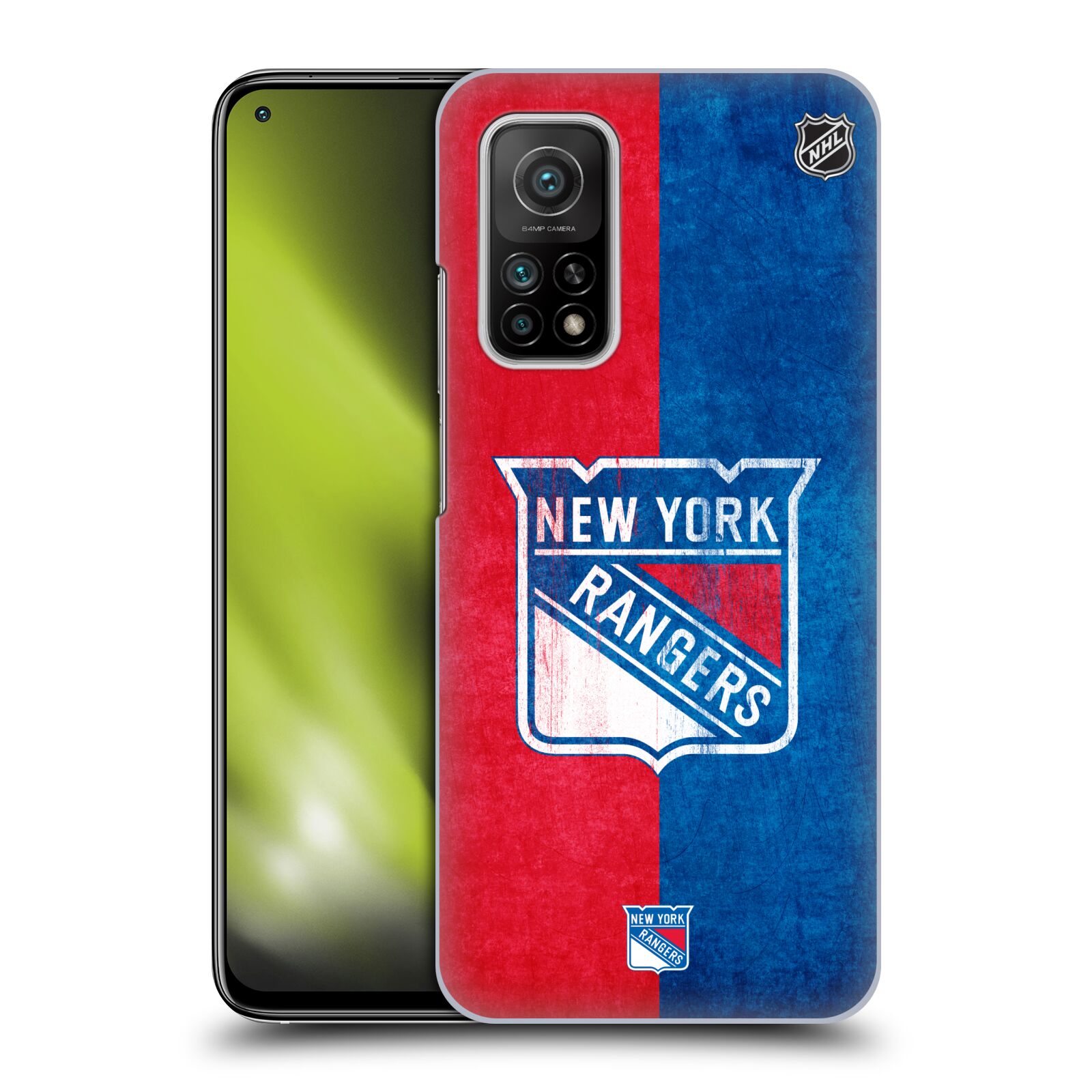 Pouzdro na mobil Xiaomi  Mi 10T / Mi 10T PRO - HEAD CASE - Hokej NHL - New York Rangers - Znak oldschool