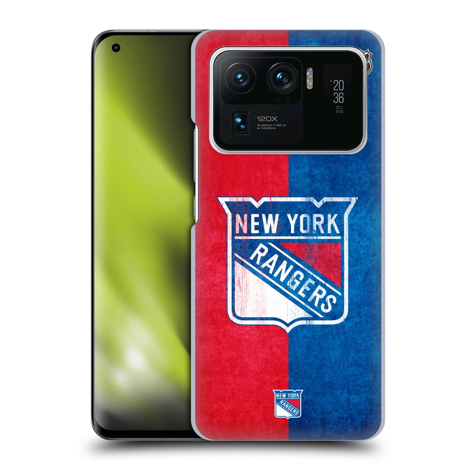 Pouzdro na mobil Xiaomi  Mi 11 ULTRA - HEAD CASE - Hokej NHL - New York Rangers - Znak oldschool