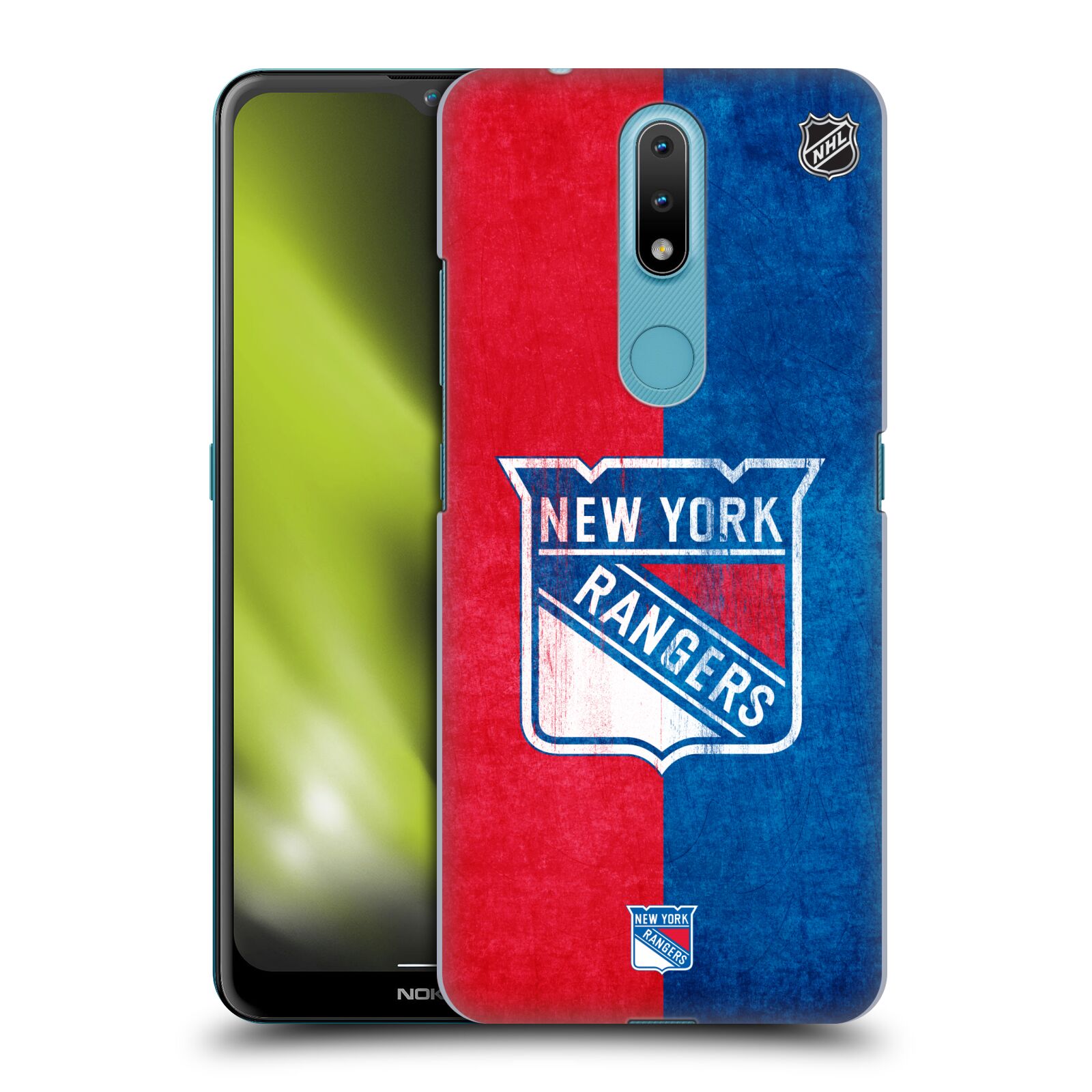 Pouzdro na mobil Nokia 2.4 - HEAD CASE - Hokej NHL - New York Rangers - Znak oldschool