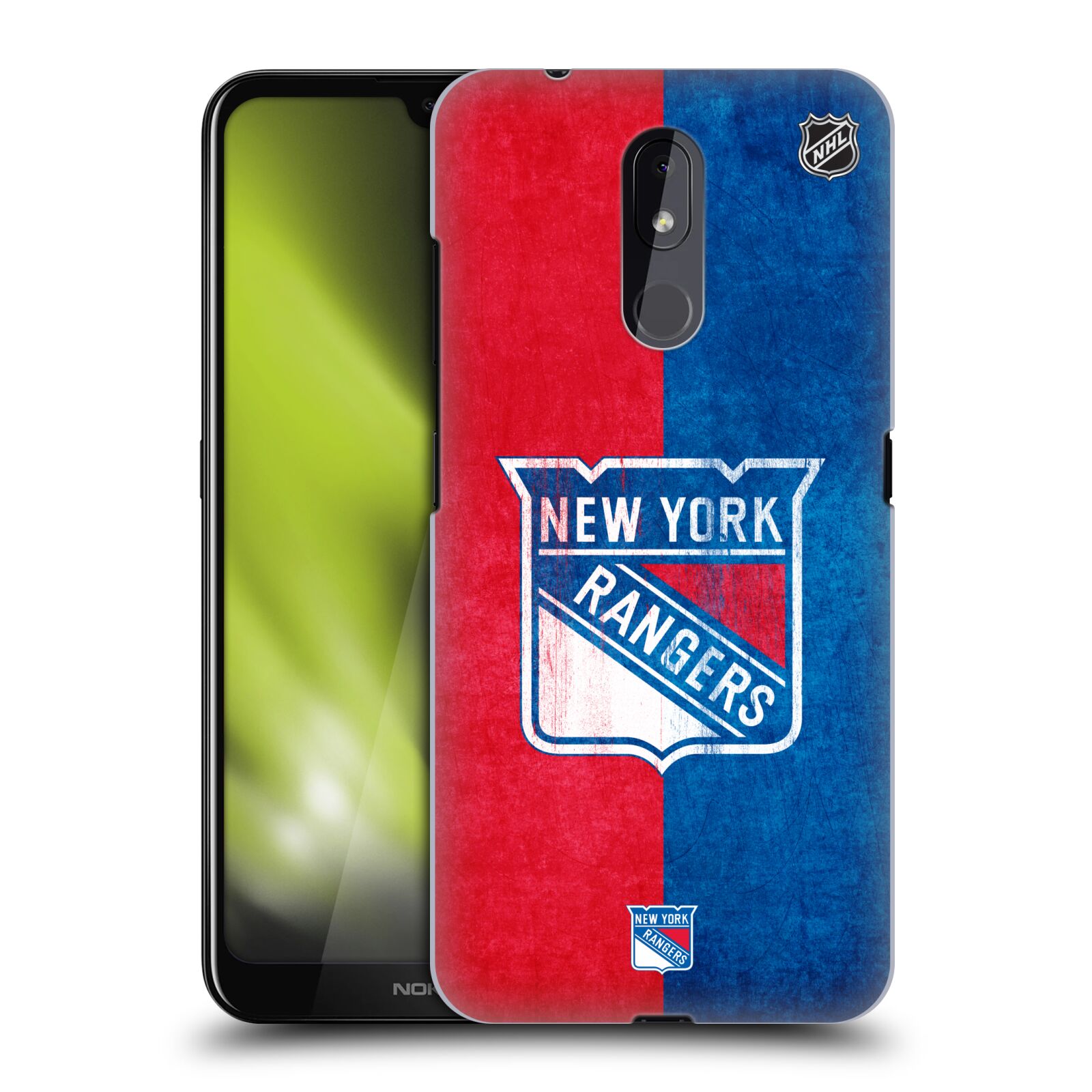 Pouzdro na mobil Nokia 3.2 - HEAD CASE - Hokej NHL - New York Rangers - Znak oldschool