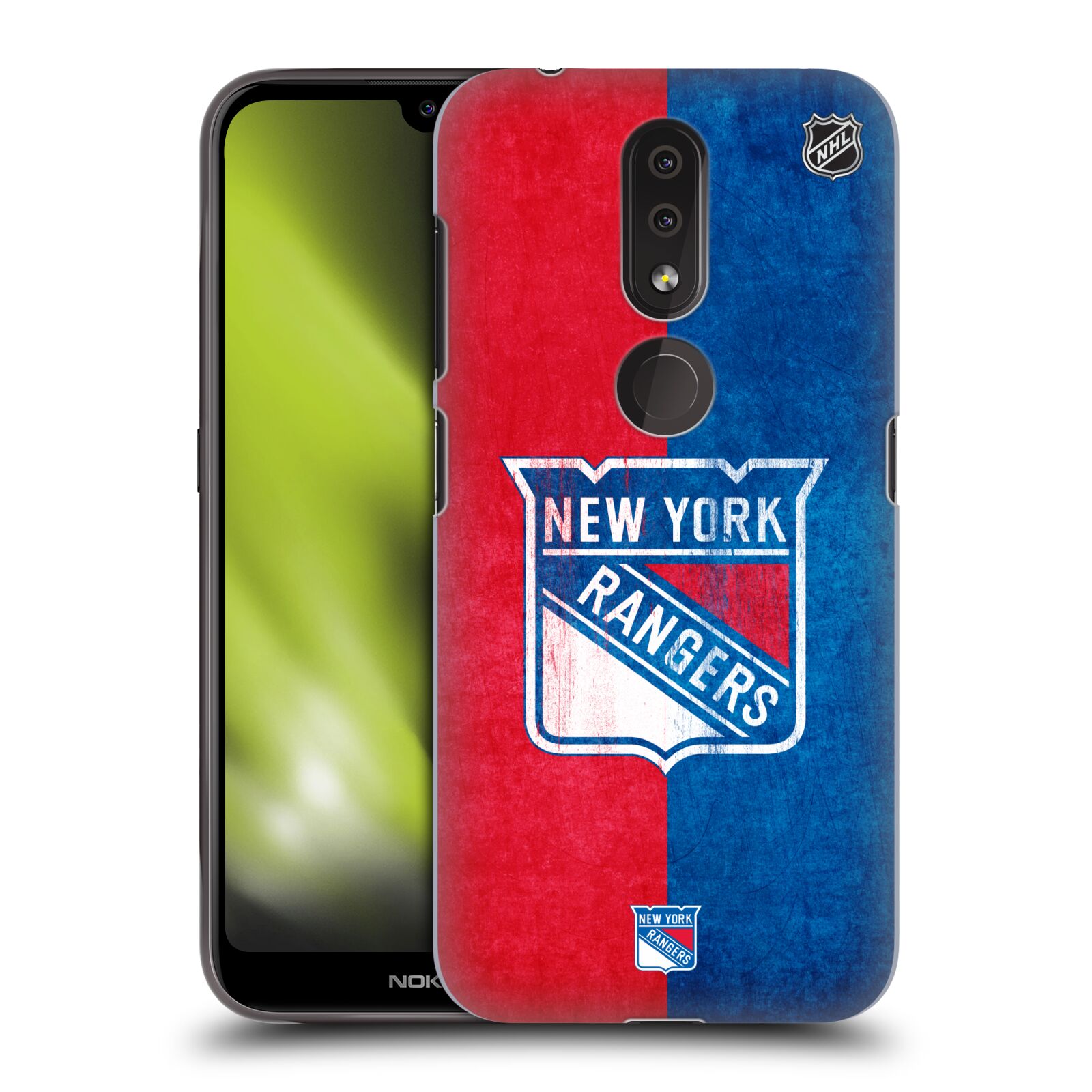 Pouzdro na mobil Nokia 4.2 - HEAD CASE - Hokej NHL - New York Rangers - Znak oldschool