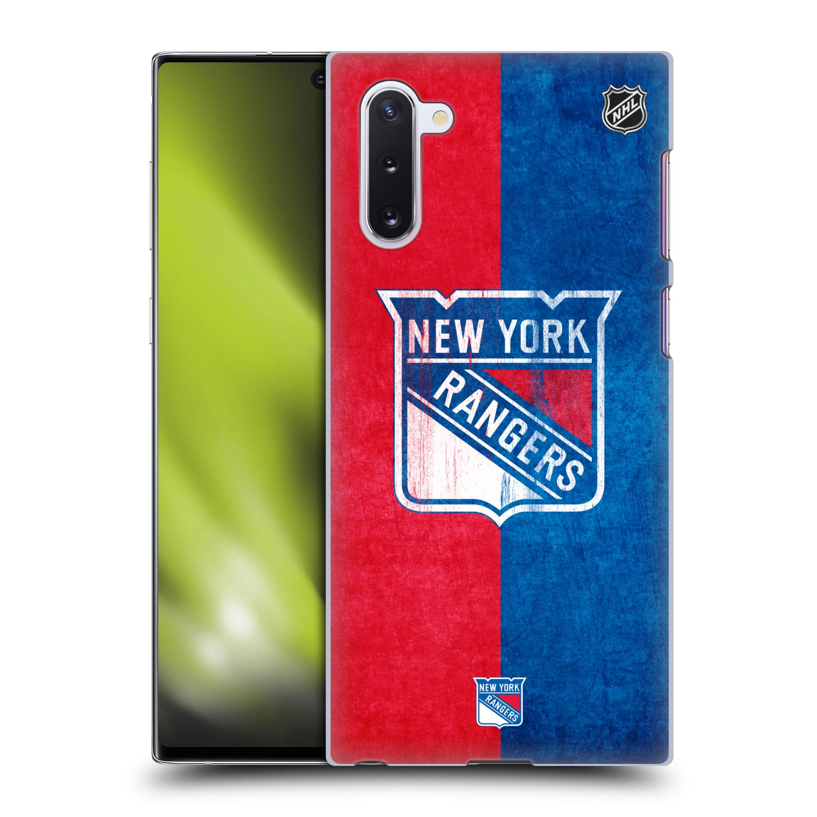 Pouzdro na mobil Samsung Galaxy Note 10 - HEAD CASE - Hokej NHL - New York Rangers - Znak oldschool