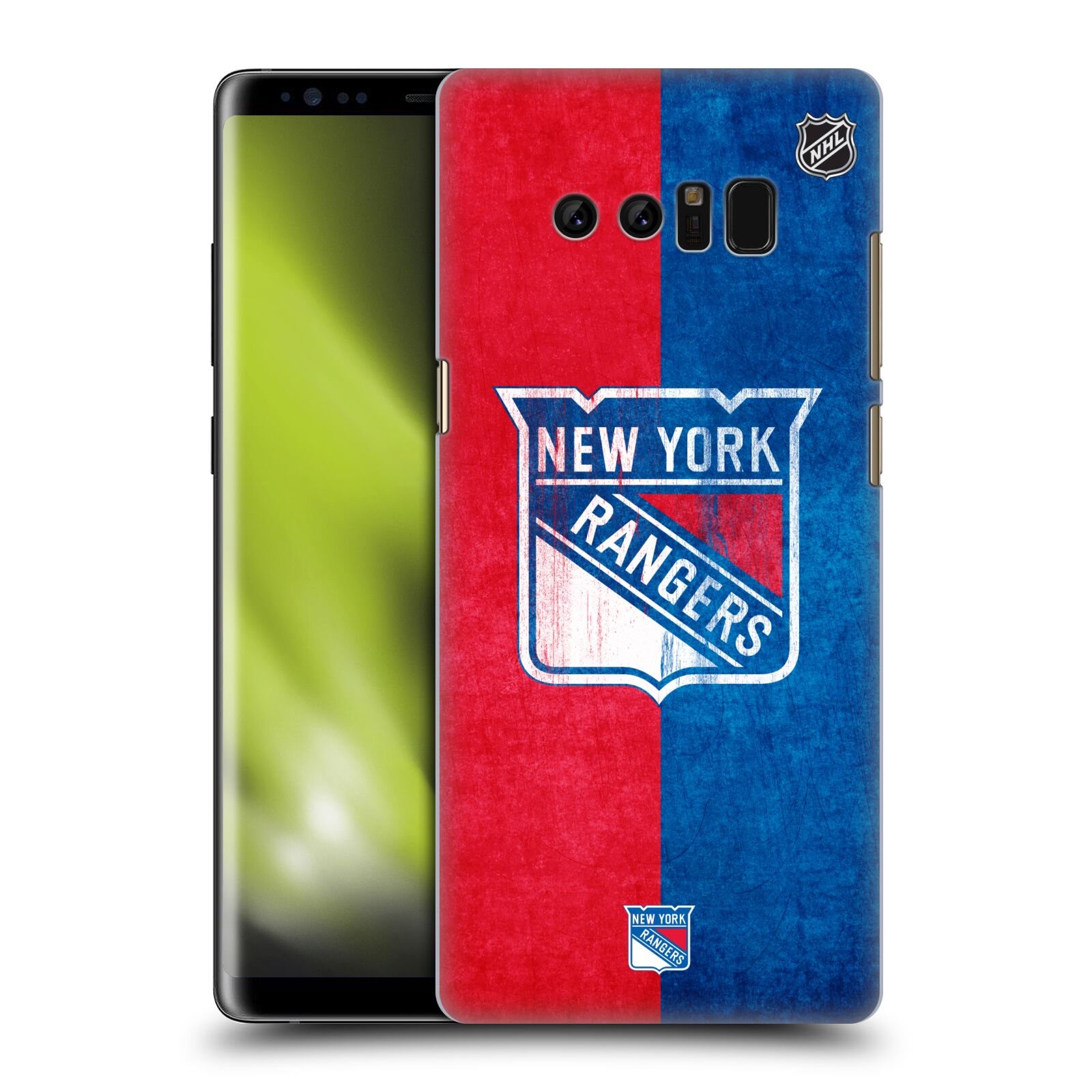 Pouzdro na mobil Samsung Galaxy Note 8 - HEAD CASE - Hokej NHL - New York Rangers - Znak oldschool