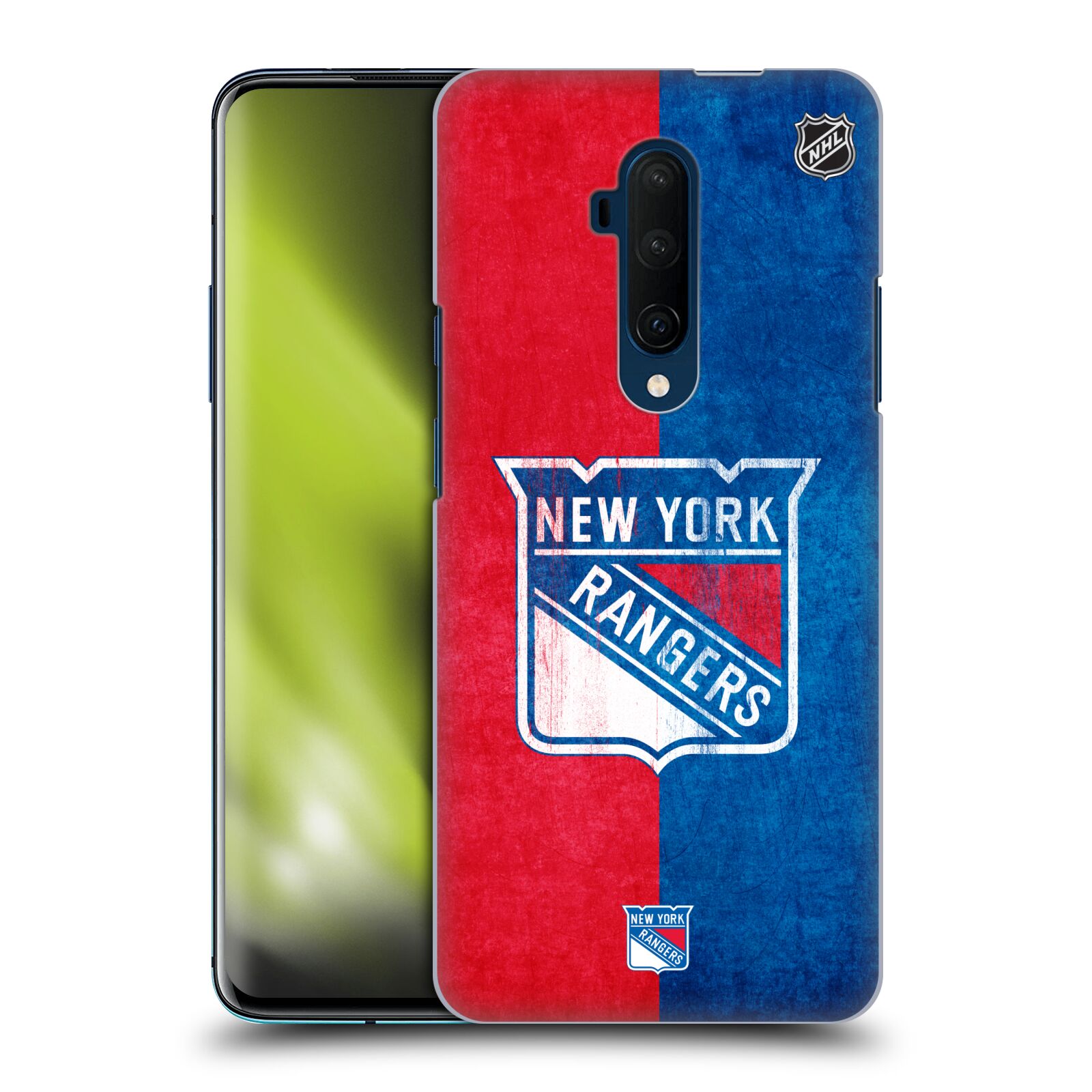 Pouzdro na mobil OnePlus 7T Pro - HEAD CASE - Hokej NHL - New York Rangers - Znak oldschool