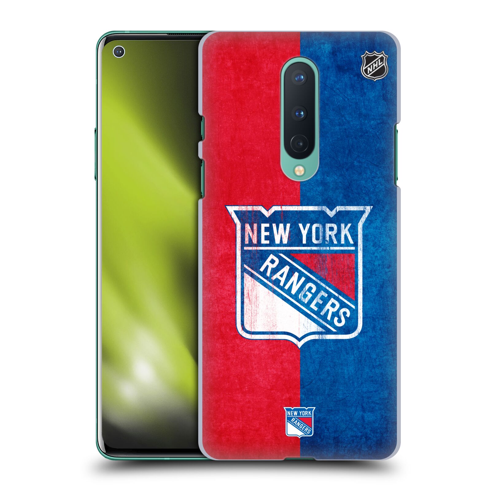 Pouzdro na mobil OnePlus 8 5G - HEAD CASE - Hokej NHL - New York Rangers - Znak oldschool
