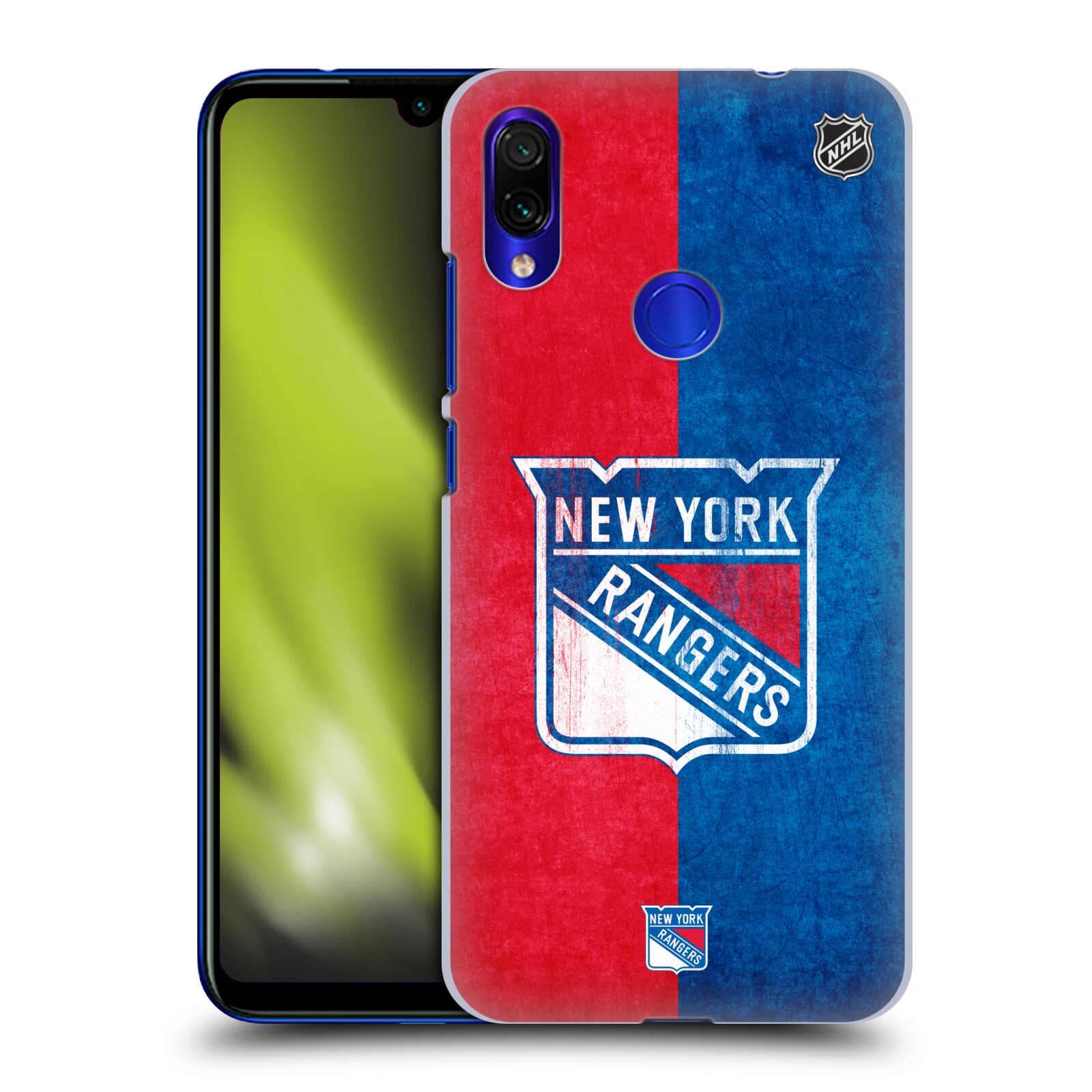 Pouzdro na mobil Xiaomi Redmi Note 7 - HEAD CASE - Hokej NHL - New York Rangers - Znak oldschool