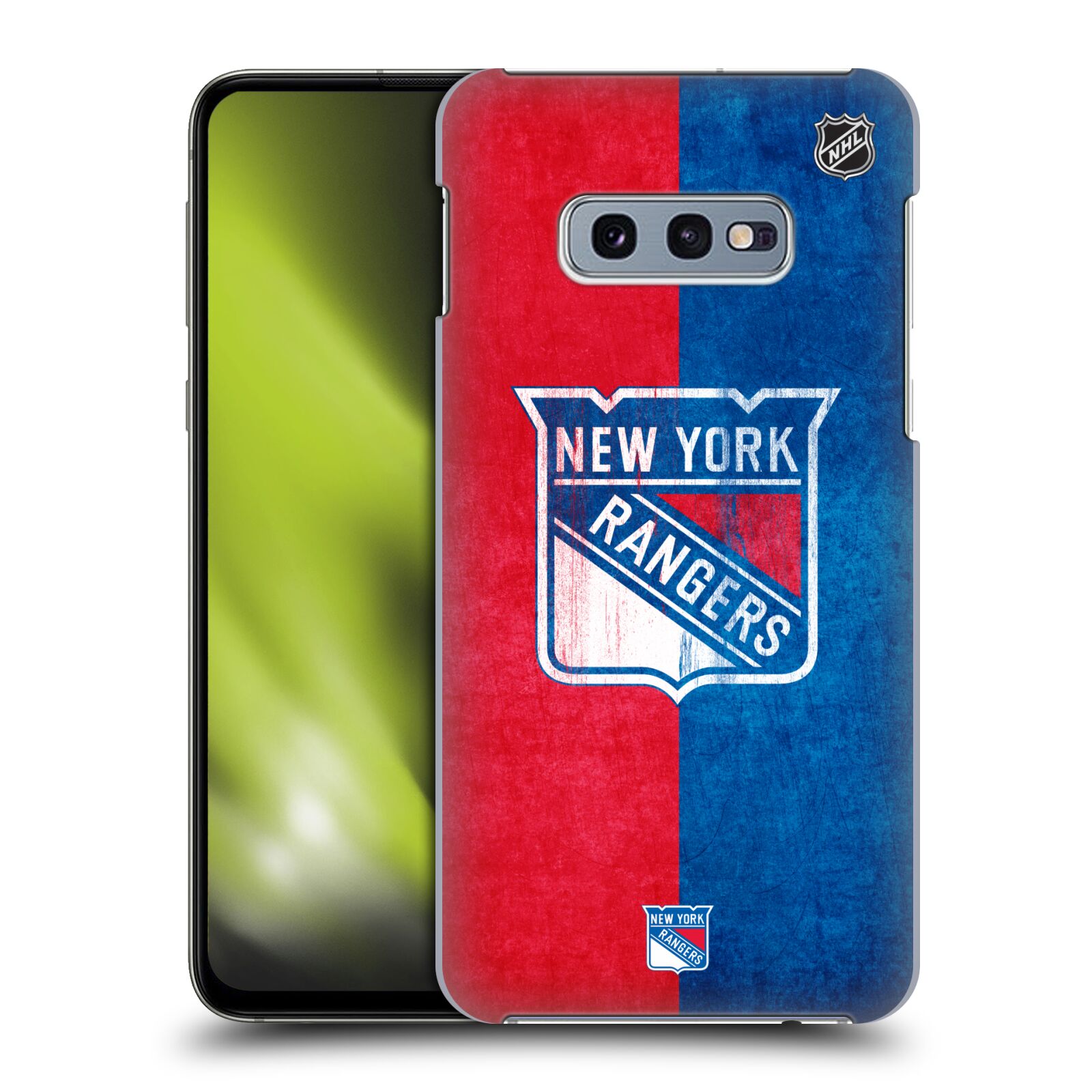 Pouzdro na mobil Samsung Galaxy S10e - HEAD CASE - Hokej NHL - New York Rangers - Znak oldschool