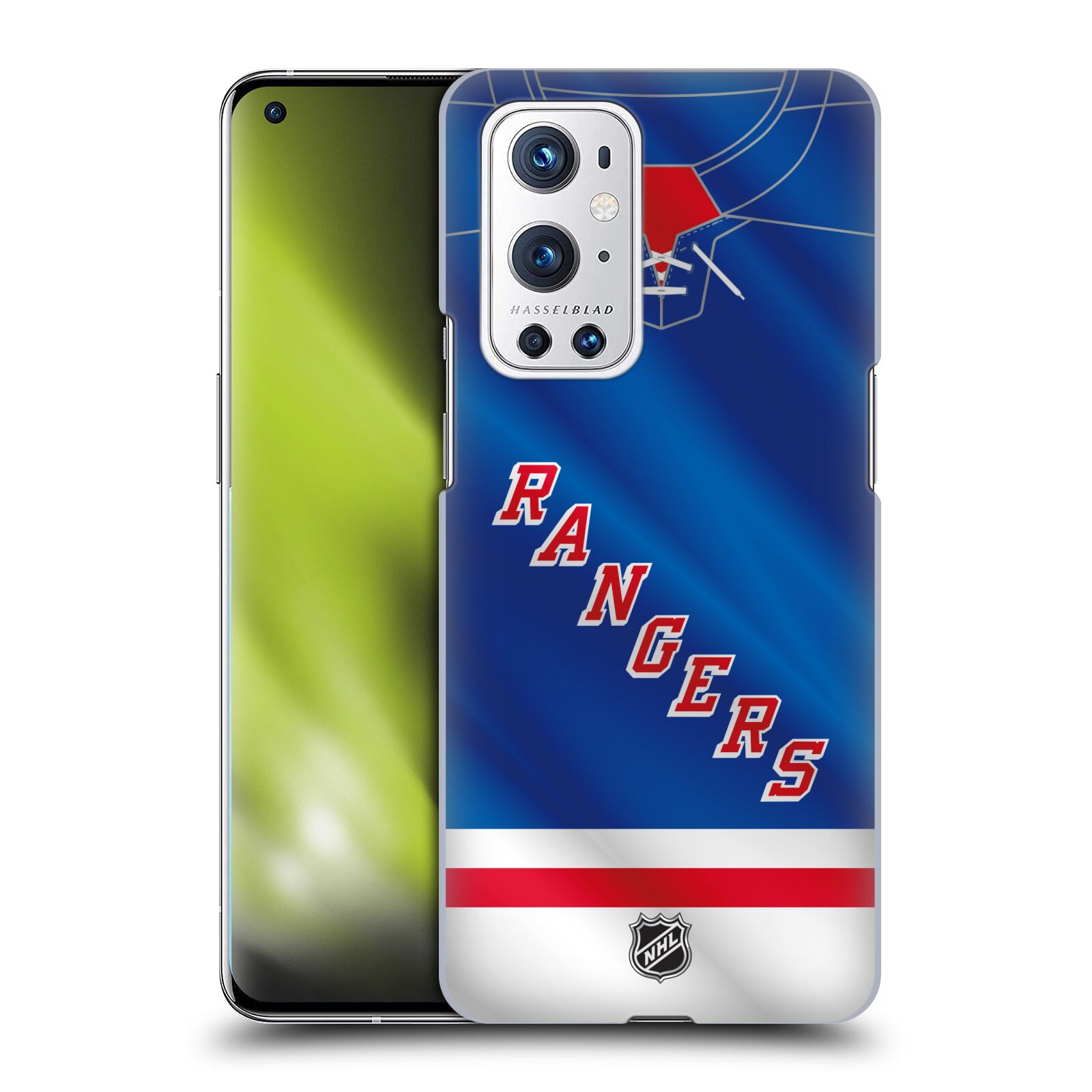 Pouzdro na mobil OnePlus 9 PRO - HEAD CASE - Hokej NHL - New York Rangers - Dres