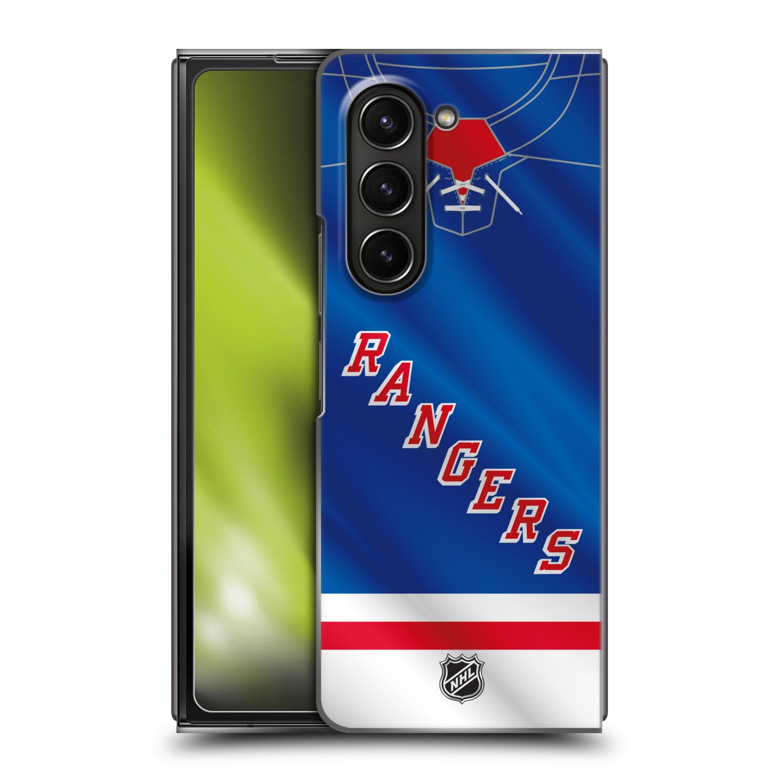 Plastový obal HEAD CASE na mobil Samsung Galaxy Z Fold 5  Hokej NHL - New York Rangers - Dres