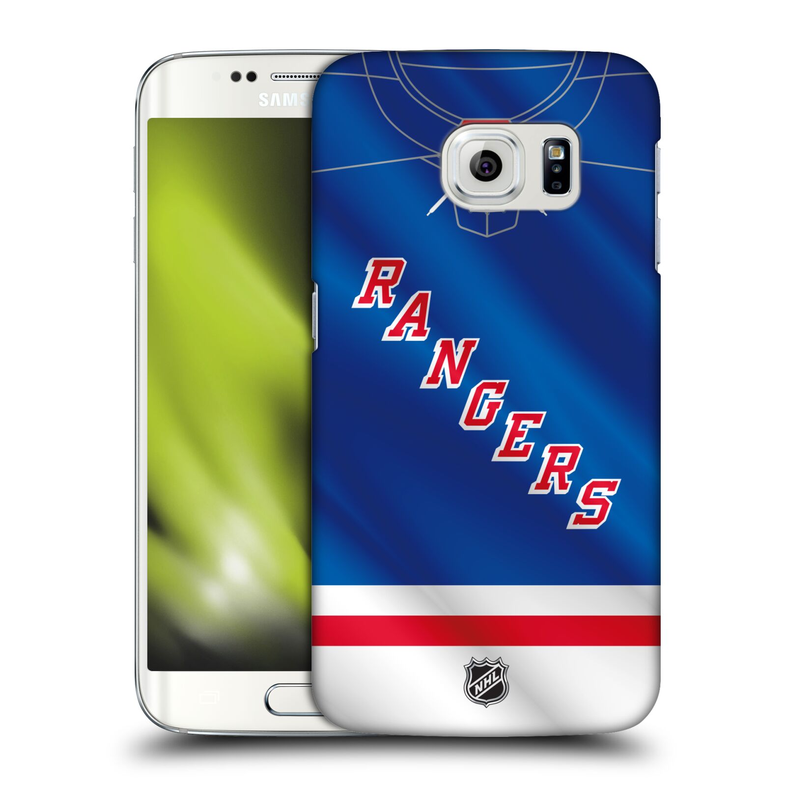 Pouzdro na mobil Samsung Galaxy S6 EDGE - HEAD CASE - Hokej NHL - New York Rangers - Dres