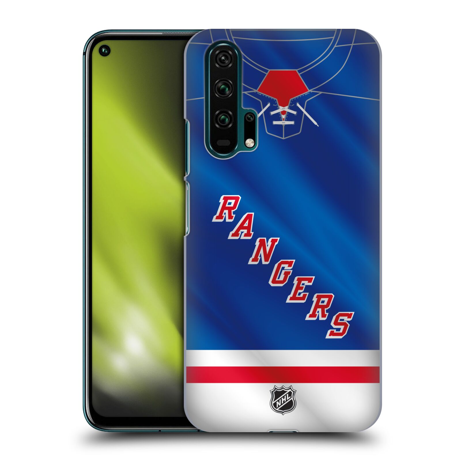 Pouzdro na mobil HONOR 20 PRO - HEAD CASE - Hokej NHL - New York Rangers - Dres