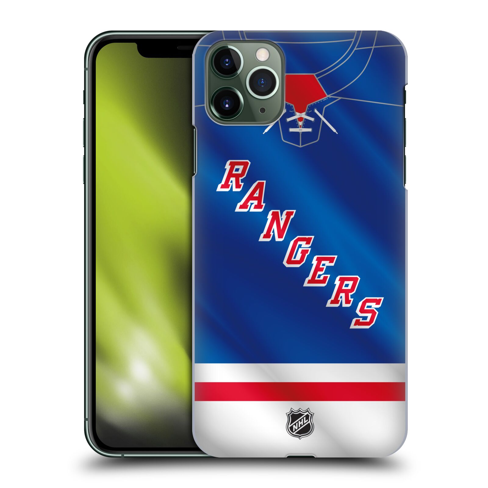Pouzdro na mobil Apple Iphone 11 PRO MAX - HEAD CASE - Hokej NHL - New York Rangers - Dres