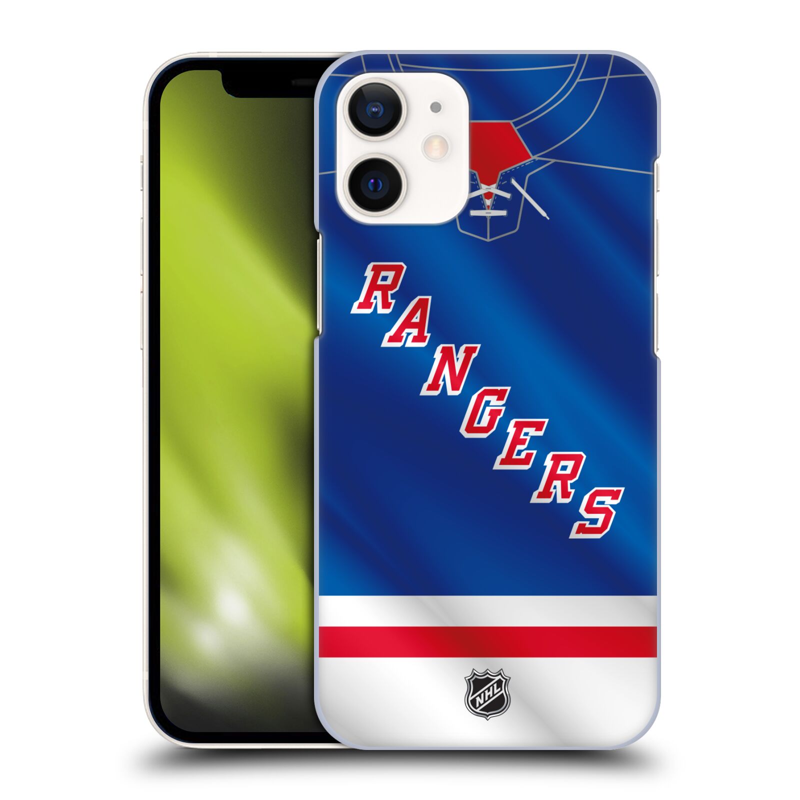 Pouzdro na mobil Apple Iphone 12 MINI - HEAD CASE - Hokej NHL - New York Rangers - Dres