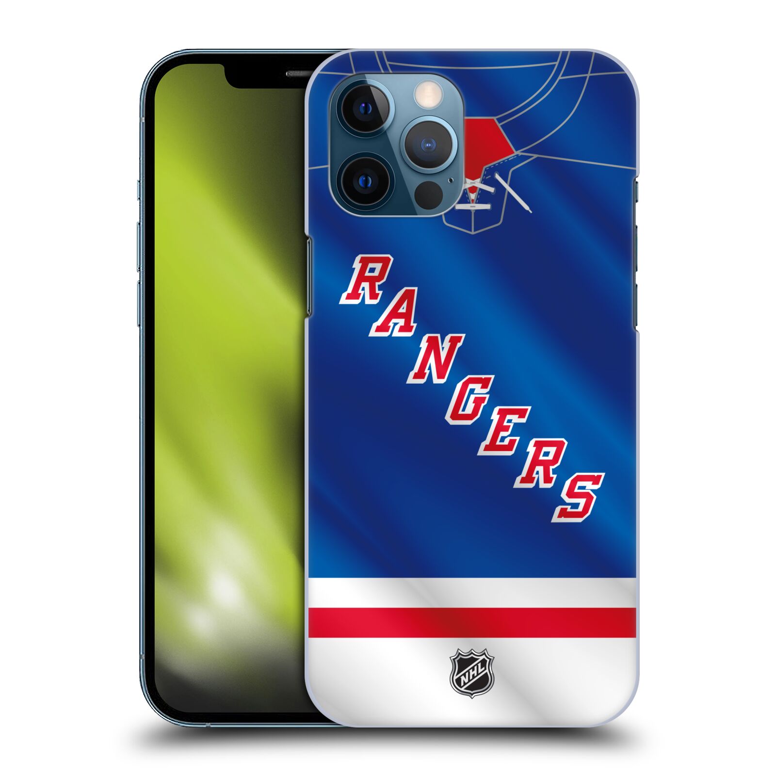 Pouzdro na mobil Apple Iphone 12 PRO MAX - HEAD CASE - Hokej NHL - New York Rangers - Dres